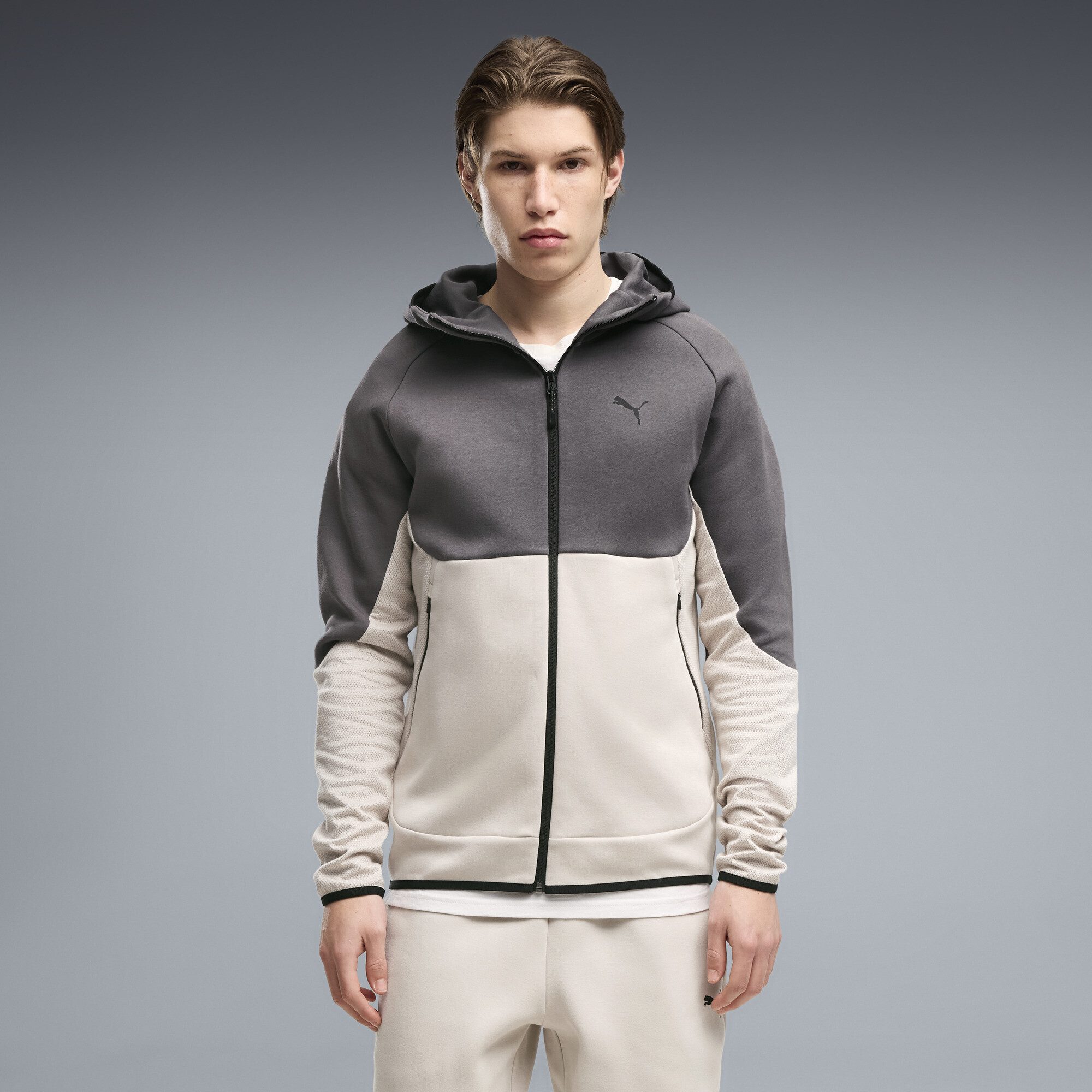 PUMA Sweatjacke PUMATECH Elevated Slim Kapuzenjacke Herren – Bild 2 von 5