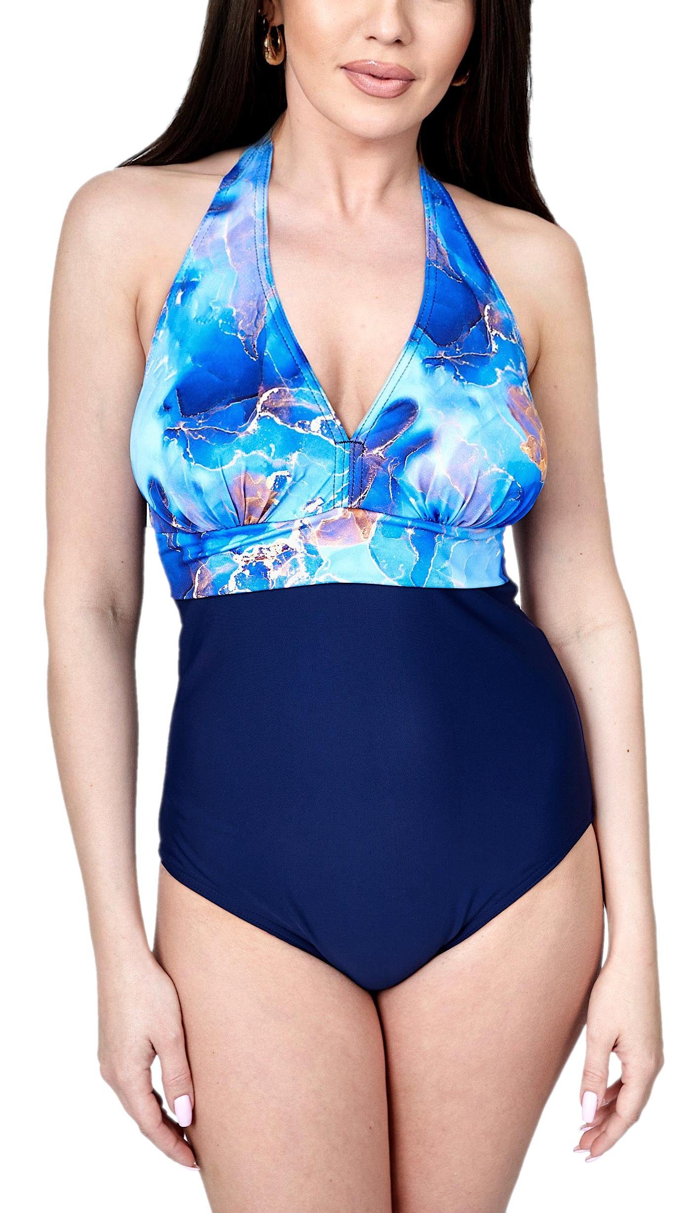 Aquarti Badeanzug Damen Badeanzug Bauchweg Einteiler günstig online kaufen
