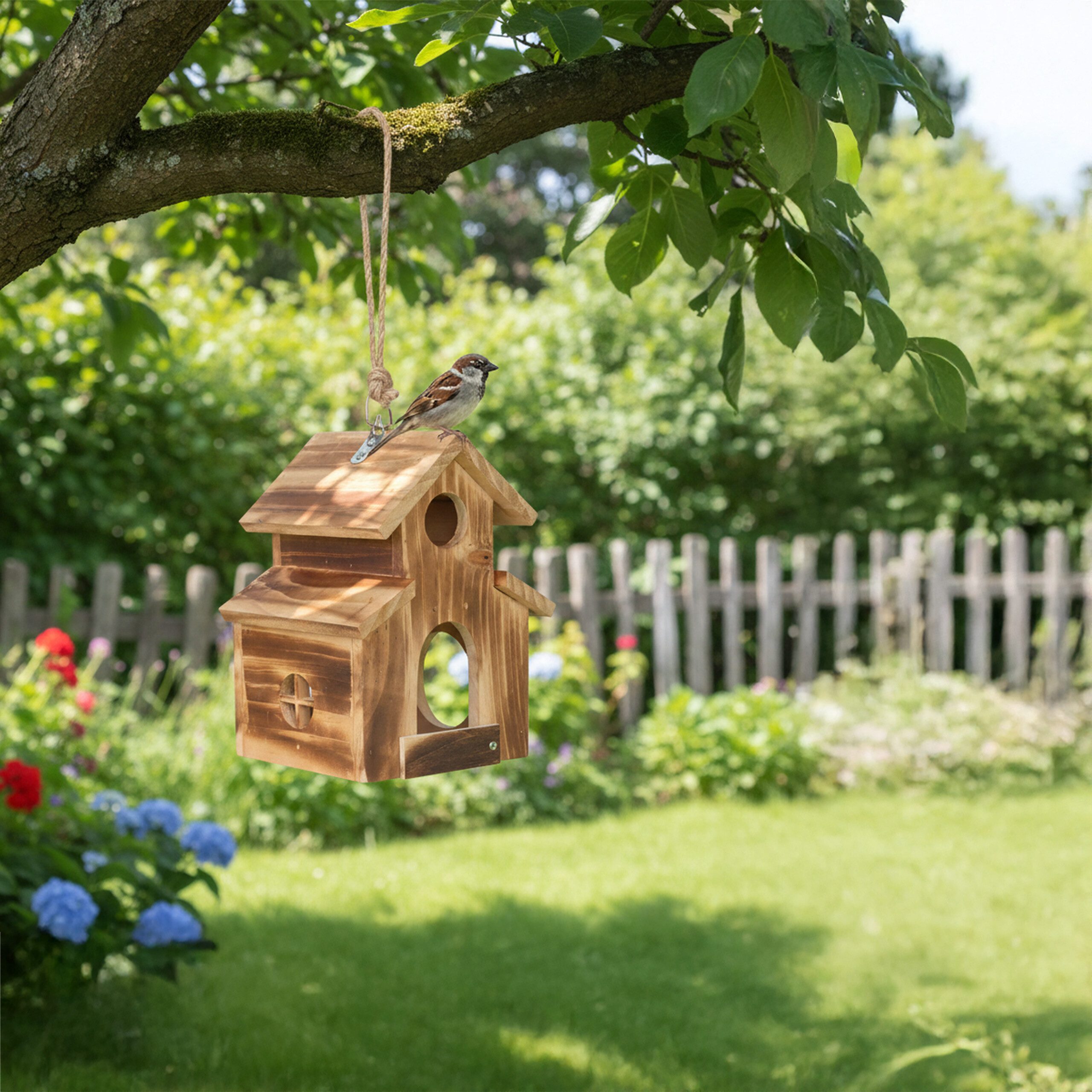 relaxdays Vogelhaus zum Aufhänge