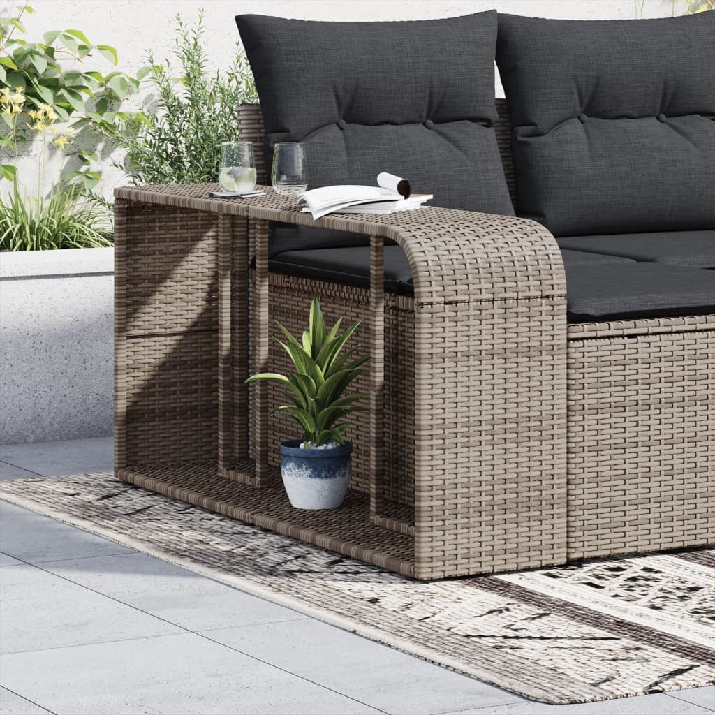 vidaXL Regal Outdoor-Rgale 2 Stk. Grau günstig online kaufen