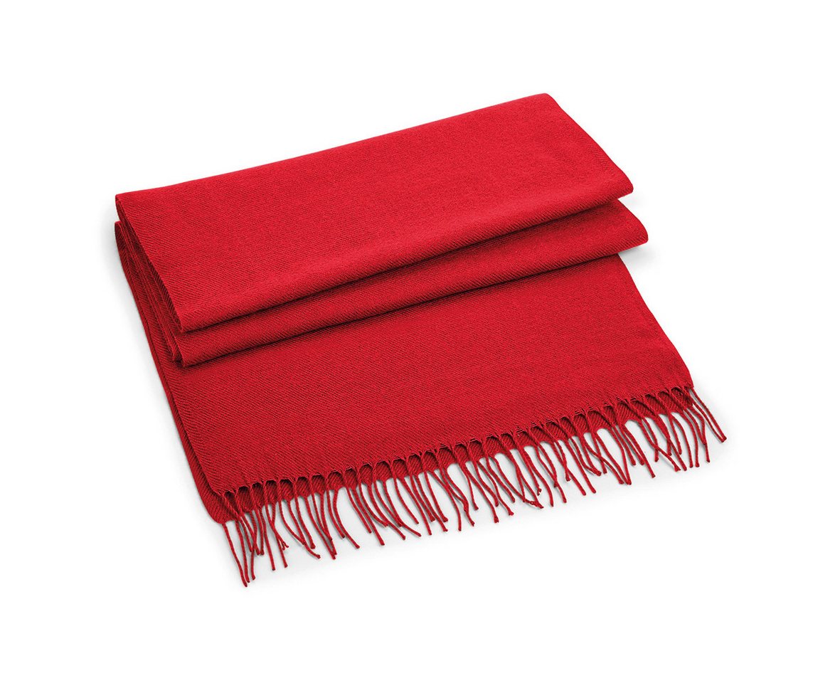 Beechfield® Modeschal modischen Damen Schal / Winterschal / Damenschal mit Fransenbesatz