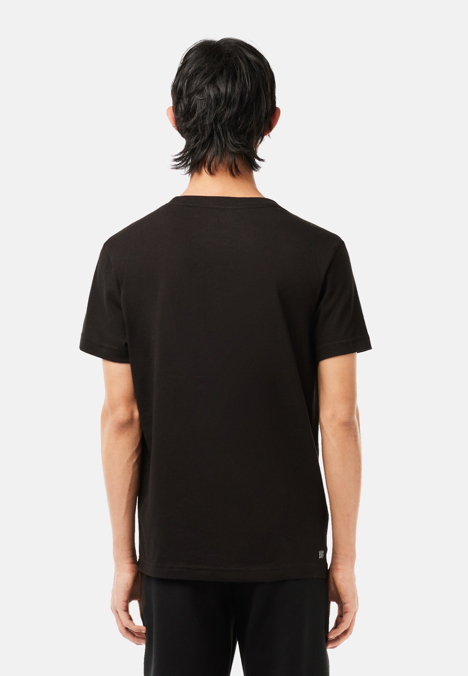 Lacoste T-Shirt Kurzarmshirt mit (1-tlg) Rundhalsausschnitt und T-Shirt