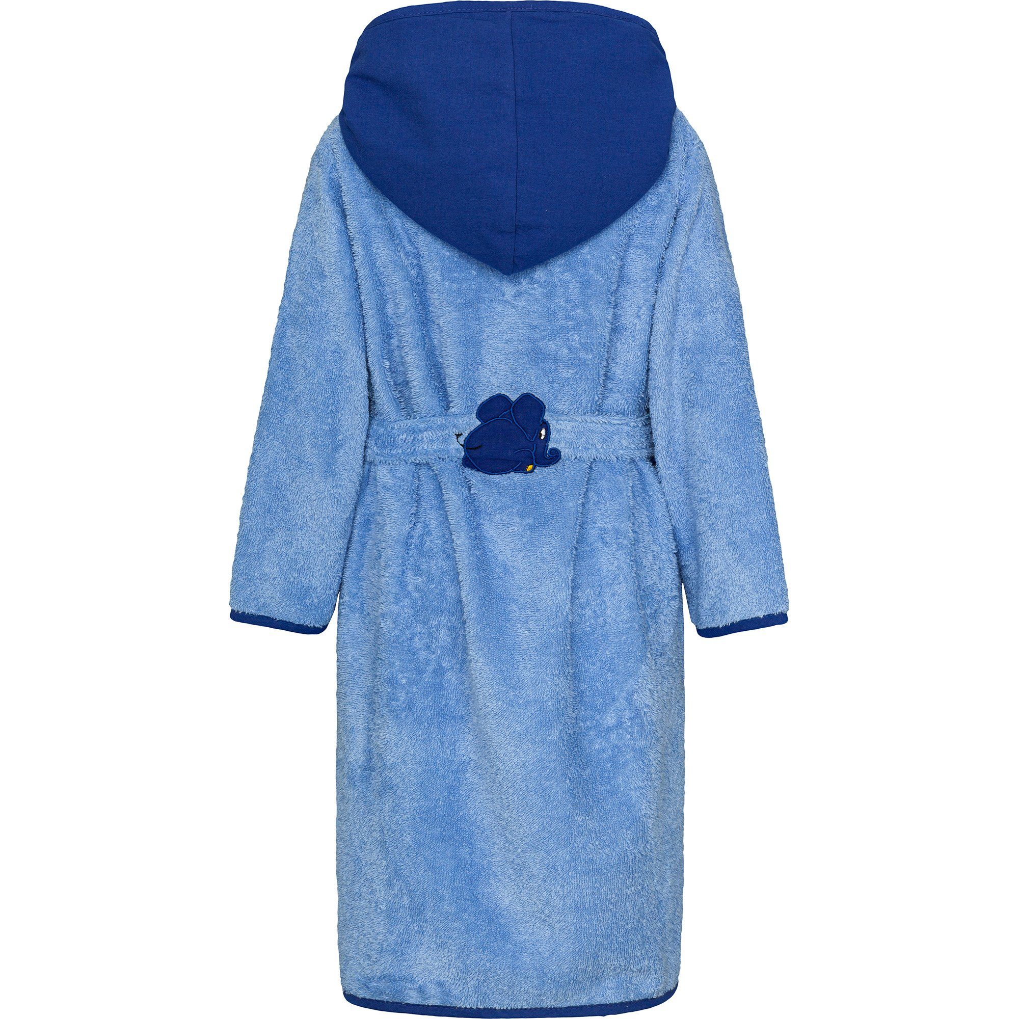 Smithy Kinderbademantel Die Sendung mit dem blauen Elefanten, 100% Baumwolle