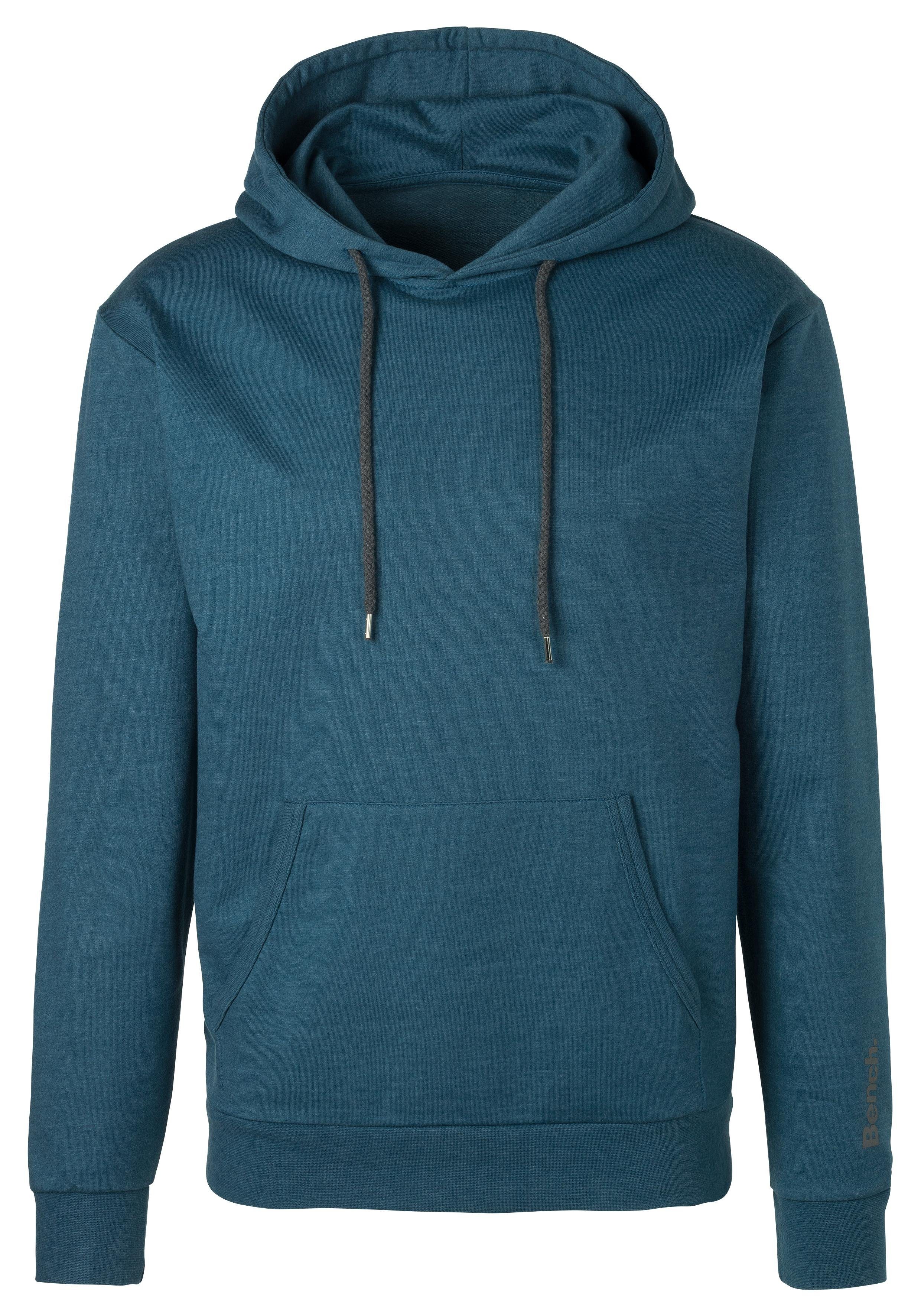 Bench. Loungewear Hoodie Langarm, Sweatshirt mit Rundhals und Kapuze, Baumwollmischung