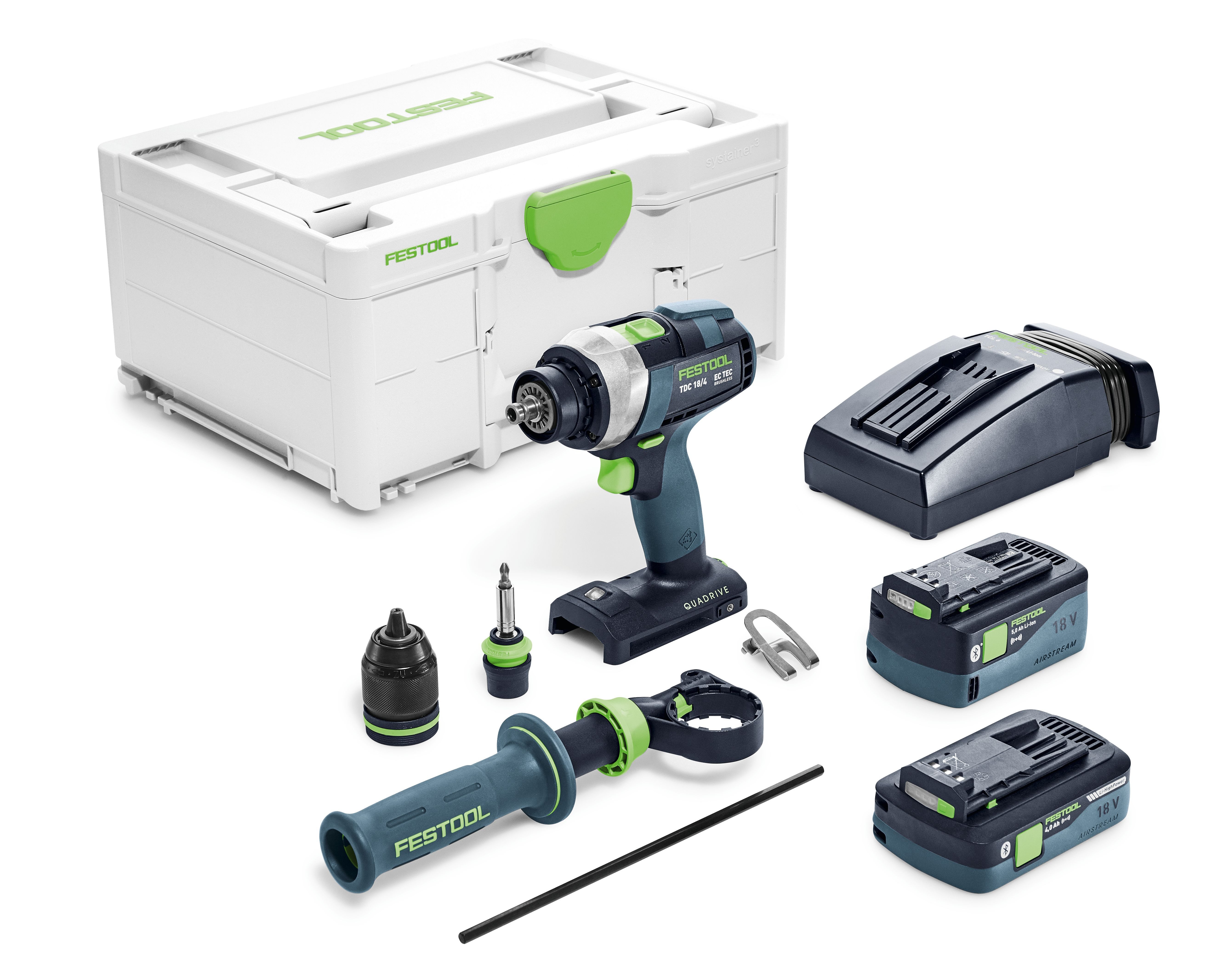 FESTOOL Elektrowerkzeug-Set Festool Akku-Bohrschrauber TDC 18/4 günstig online kaufen