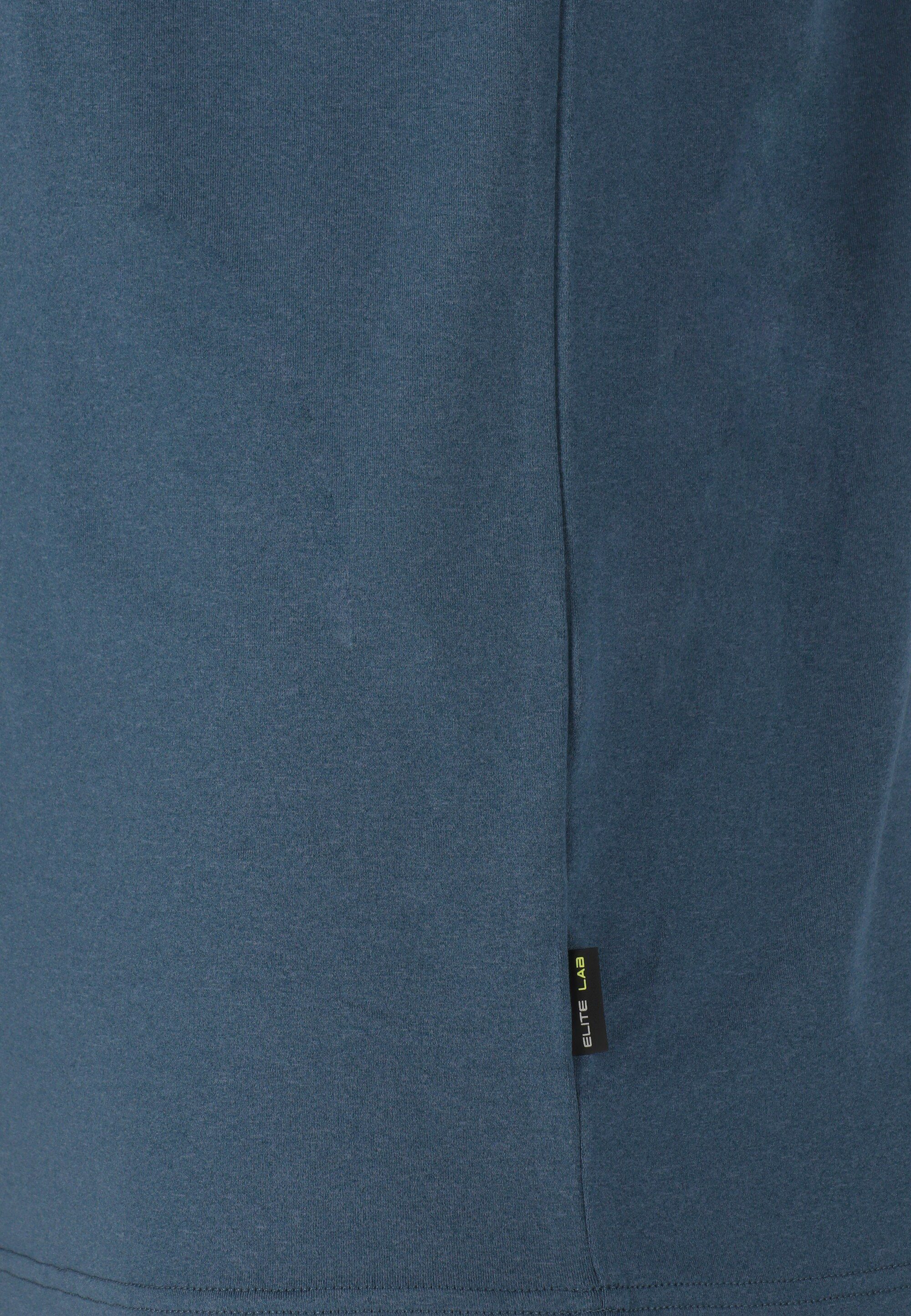 ELITE LAB Funktionsshirt Sustainable X1 in blau-blau (1-tlg) Elite Basic-Design tollem