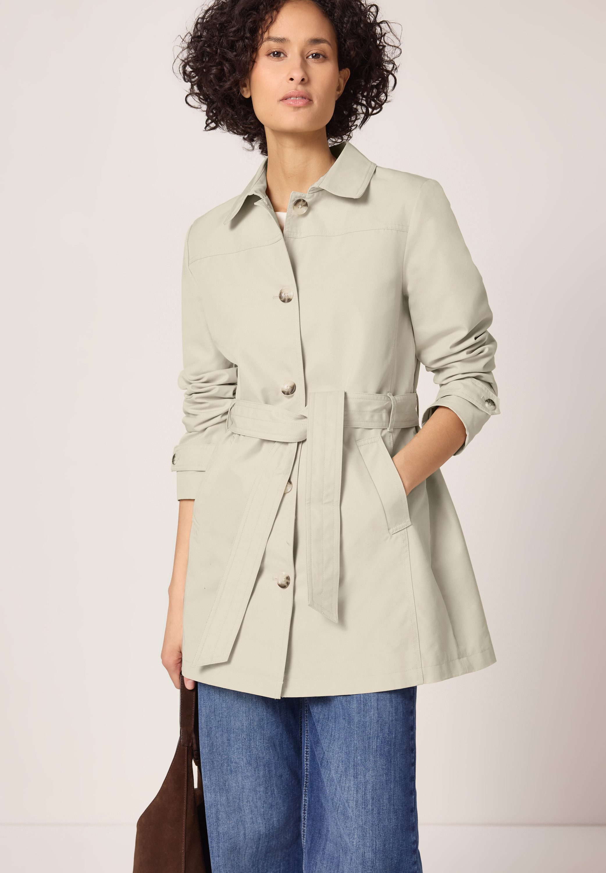 STREET ONE Outdoorjacke im soften Baumwoll-Mix