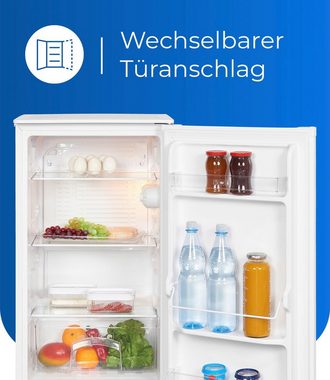 exquisit Vollraumkühlschrank KS116-V-041E weiss, 85 cm hoch, 48 cm breit, 88 L Volumen