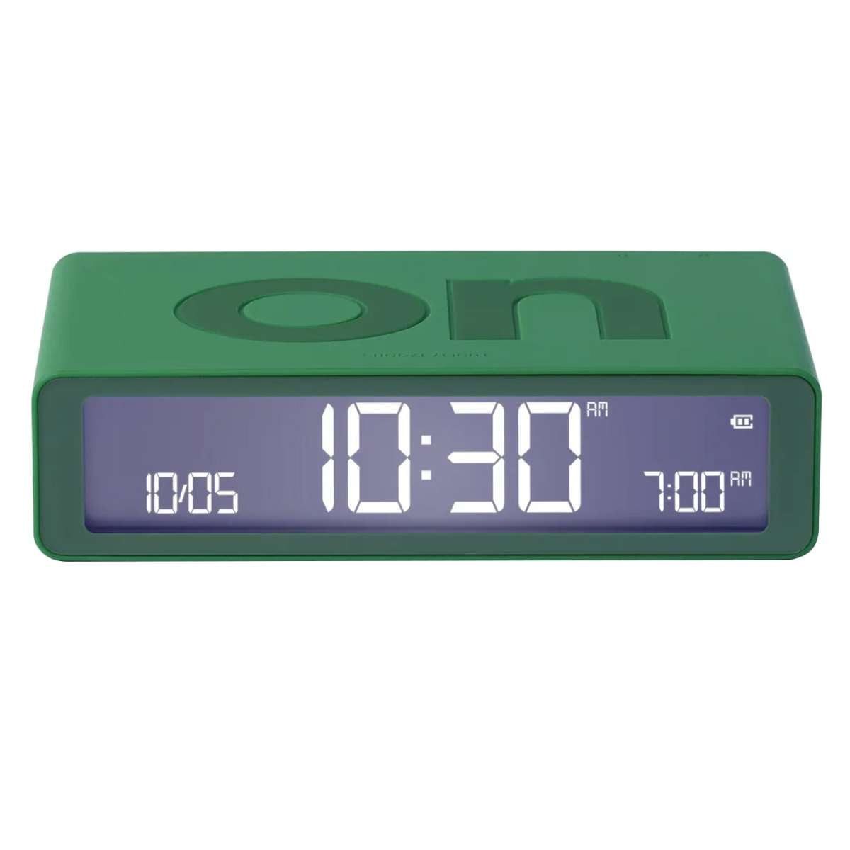 Lexon Quarzwecker LR157V2 Digital Flip Classic Grün