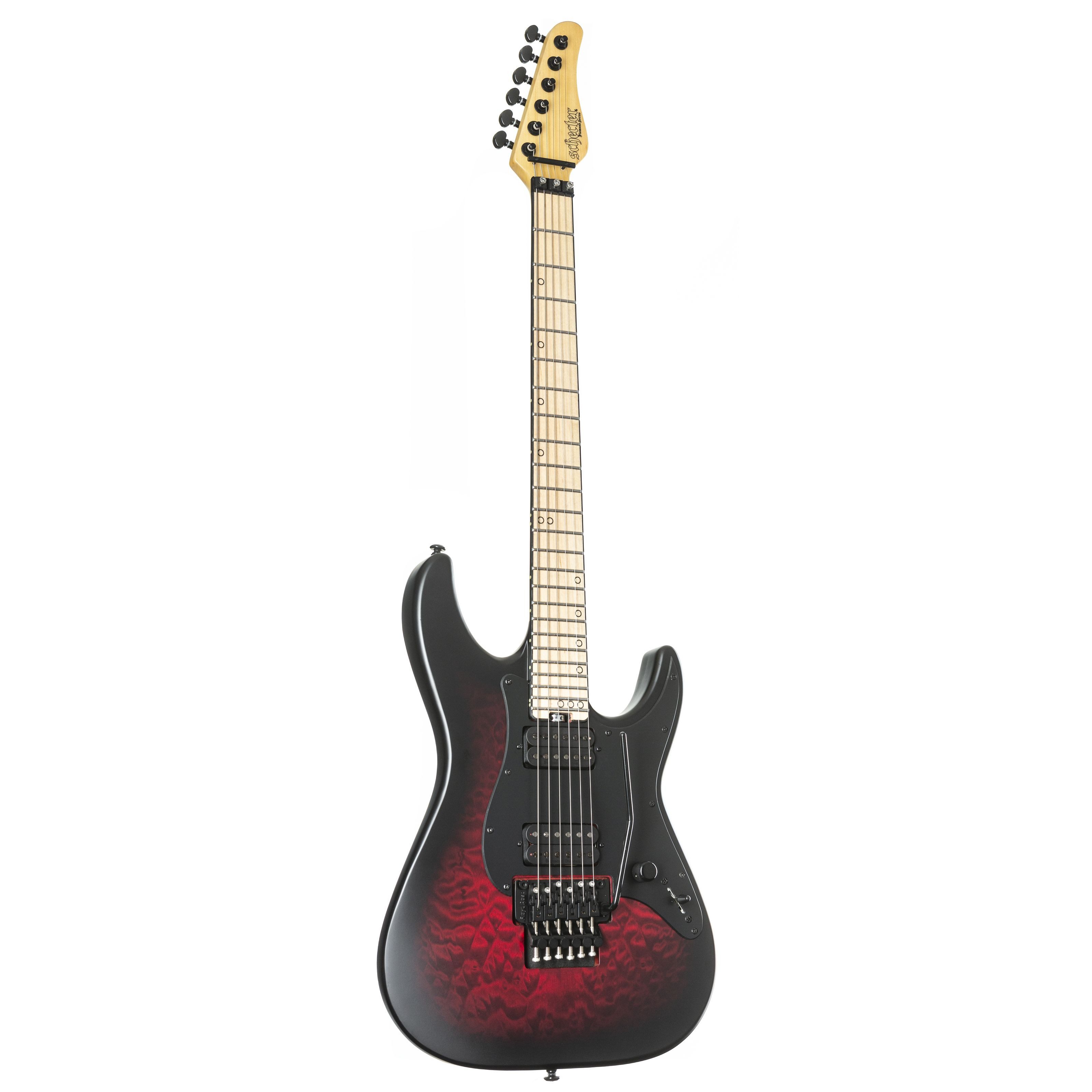 Schecter E-Gitarre, E-Gitarren, ST-Modelle, Miles Dimitri Baker-6 FR - E-Gitarre