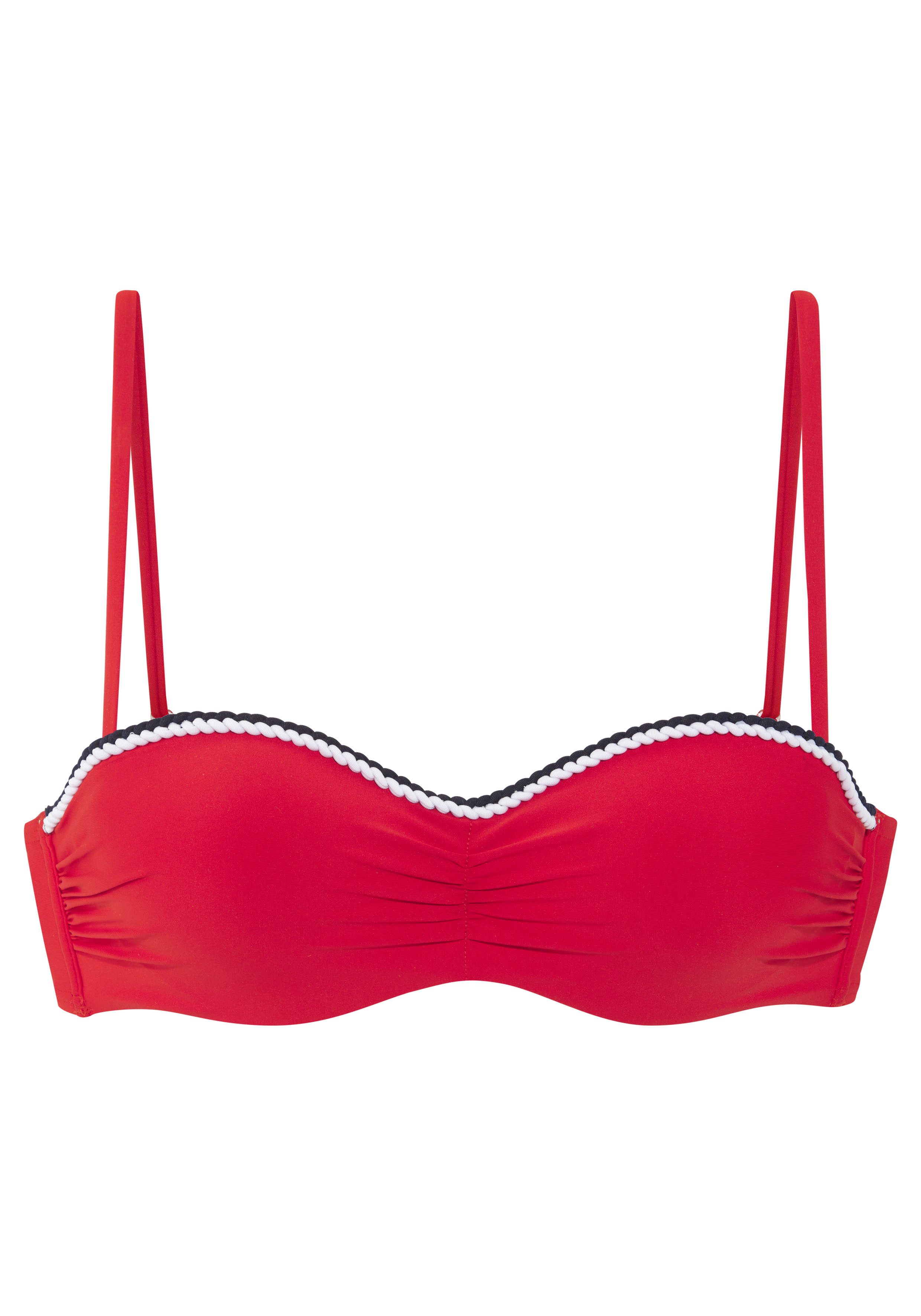 s.Oliver Bügel-Bandeau-Bikini-Top Junis, mit geflochtenen Details günstig online kaufen