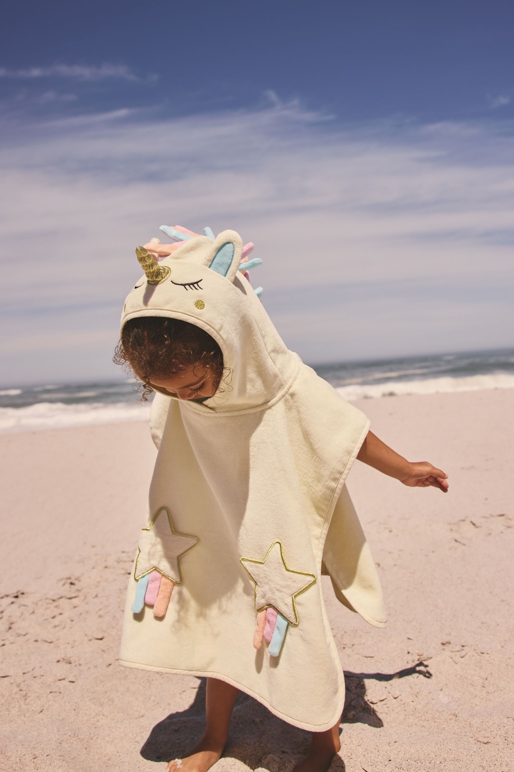 Next Badeponcho Frottee-Poncho, Baumwolle