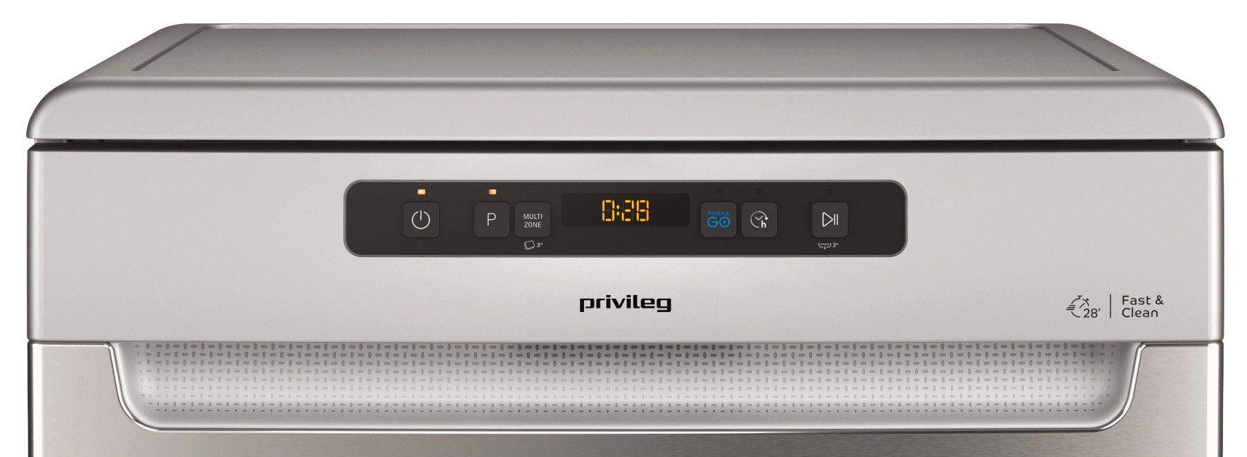 Privileg Standgeschirrspüler P0F ECO 2D541 S, 14 Maßgedecke, Fast&Clean 28 Min. – das effektive Reinigungsprogramm unter 28 Minuten – Bild 4 von 5