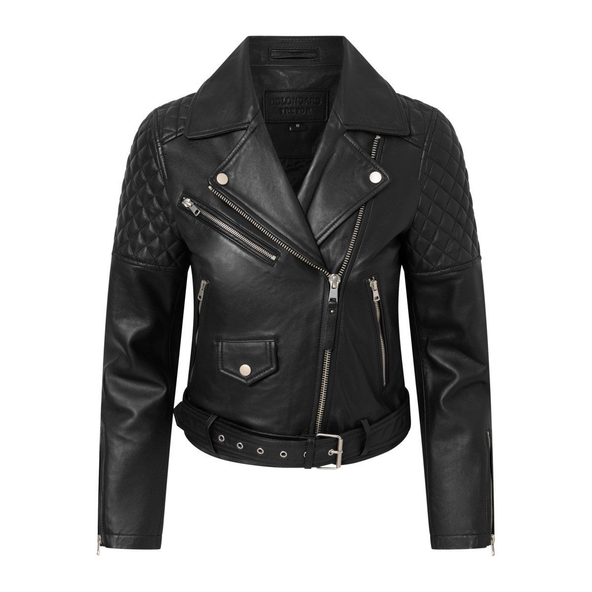Bolongaro Trevor Lederjacke Amora Biker Damen Bomberjacke, Freizeitjacke, Blazer, Pufferjacke, Übergangsjacke