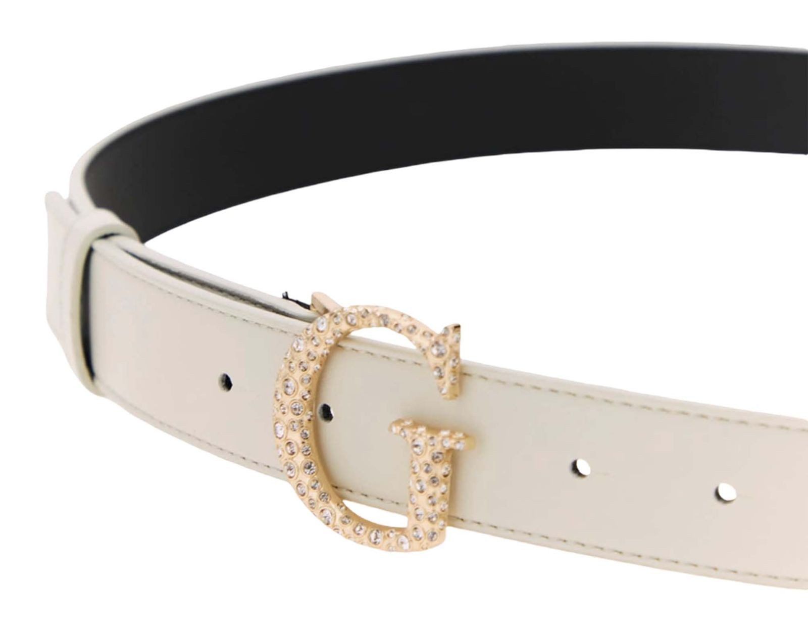 Guess Synthetikgürtel Leather Belt H30 aus echtem Leder