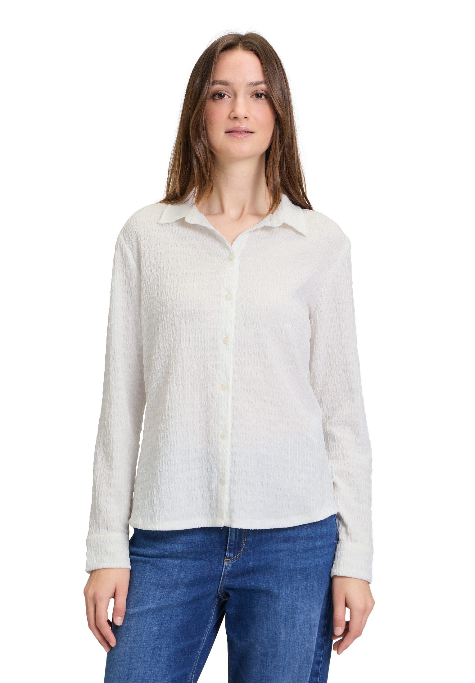 Shirtbluse Betty & Co Damen Blusenshirt mit Kragen
