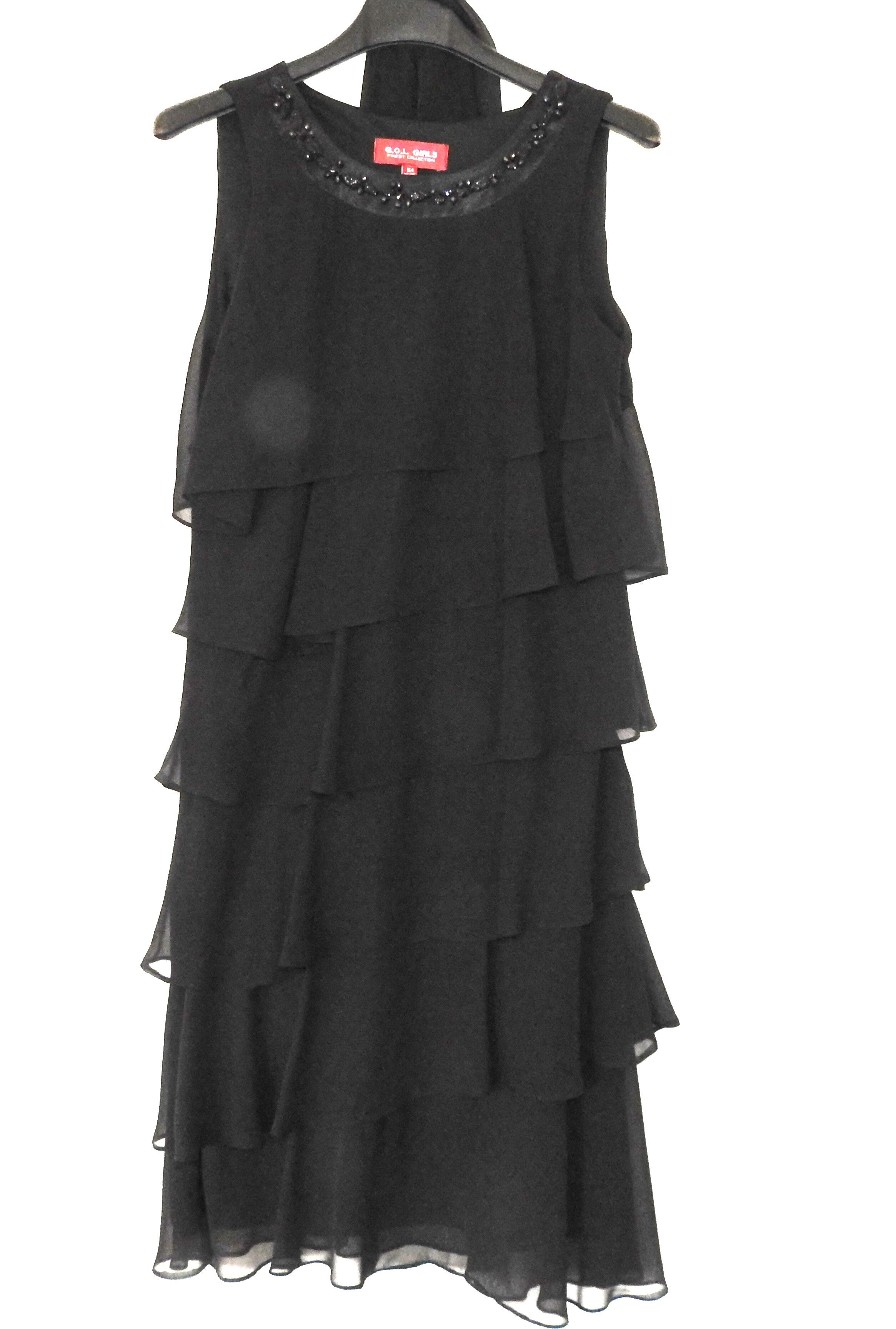 G.O.L. Cocktailkleid Black Lagoon Mit Stola