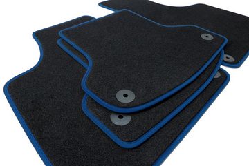teileplus24 Auto-Fußmatten NL-116 Velours Fußmatten Set kompatibel mit VW T-Roc 2017-