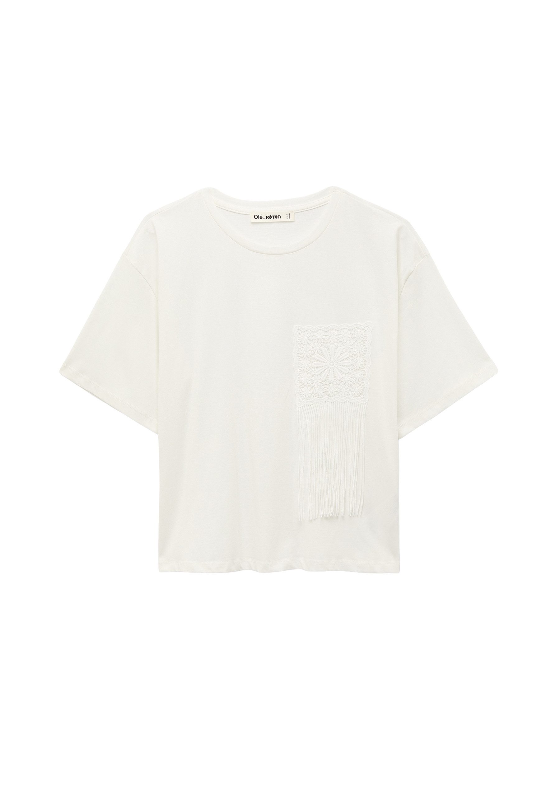 Koton T-Shirt Kurzärmelig Rundhalsausschnitt T-Shirt