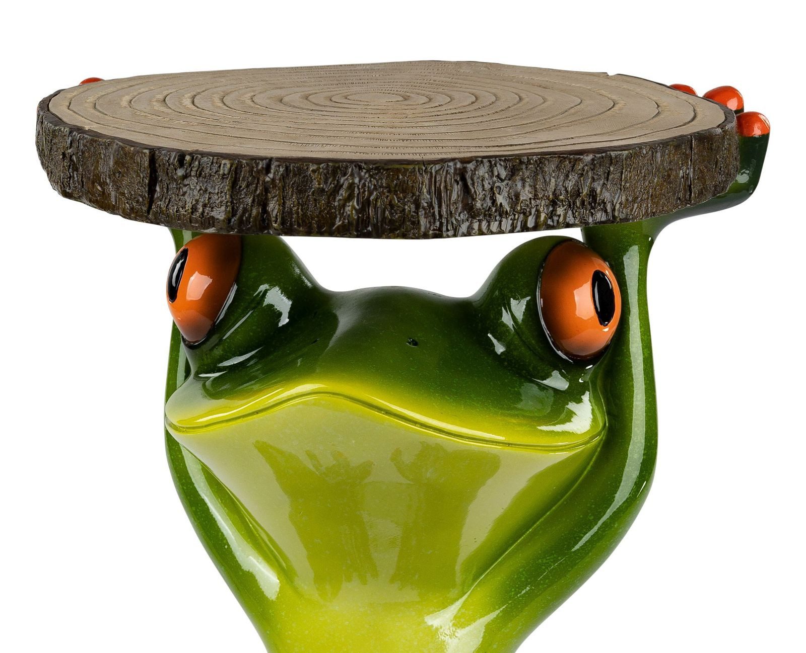 formano Gartenfigur Garten Deko Tisch Frosch - Frosch für Blumen und Pflanzen - 44 cm