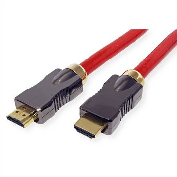 ROLINE 8K HDMI Ultra HD Kabel mit Ethernet, ST/ST Audio- & Video-Kabel, HDMI Typ A Männlich (Stecker), HDMI Typ A Männlich (Stecker) (100.0 cm)