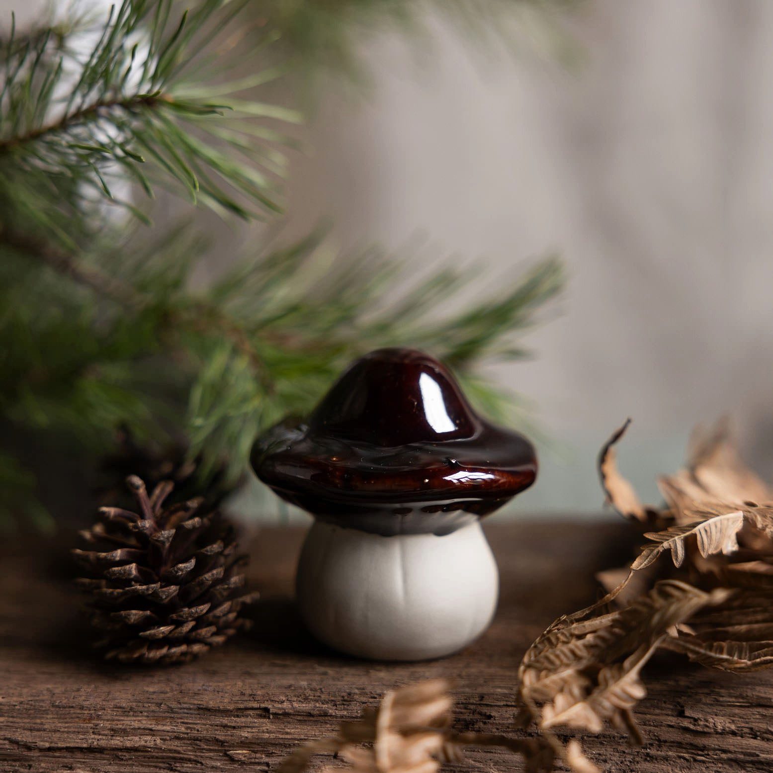 Storefactory Dekoobjekt Pilz Skogstorp Herbstdeko in braun günstig online kaufen