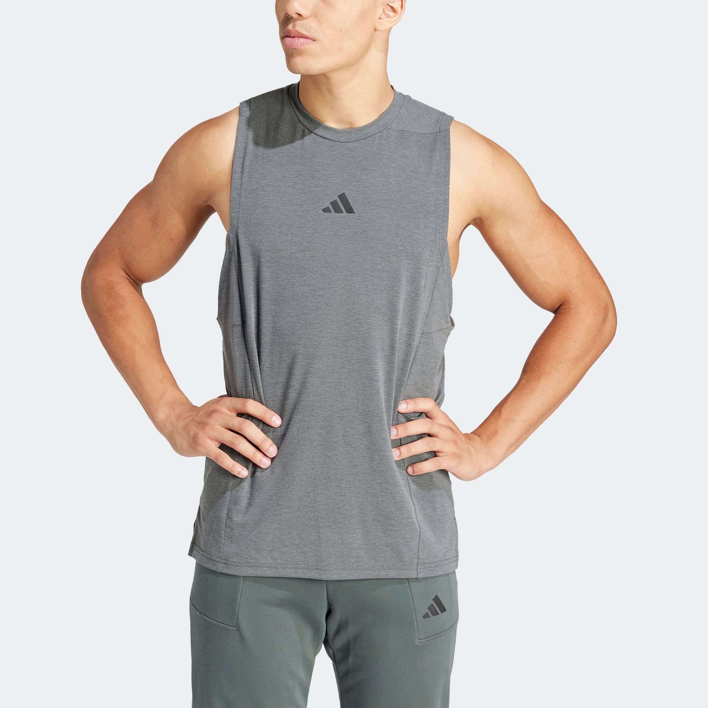 adidas Performance Tanktop D4T TANK mit Rundhalsausschnitt, ohne Verschluss