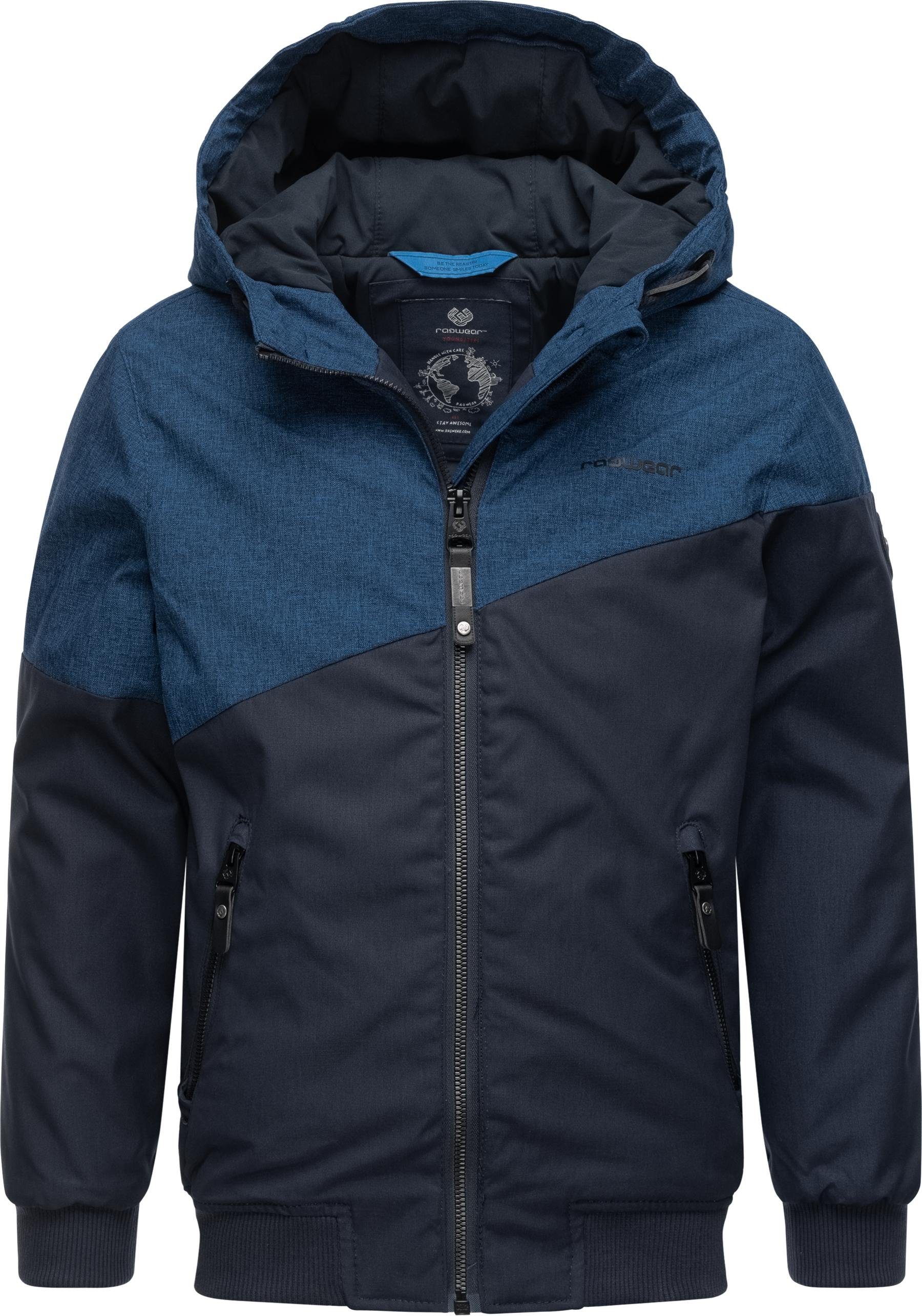 Ragwear Winterjacke Jowell sportliche Winter-Outdoorjacke mit Kapuze