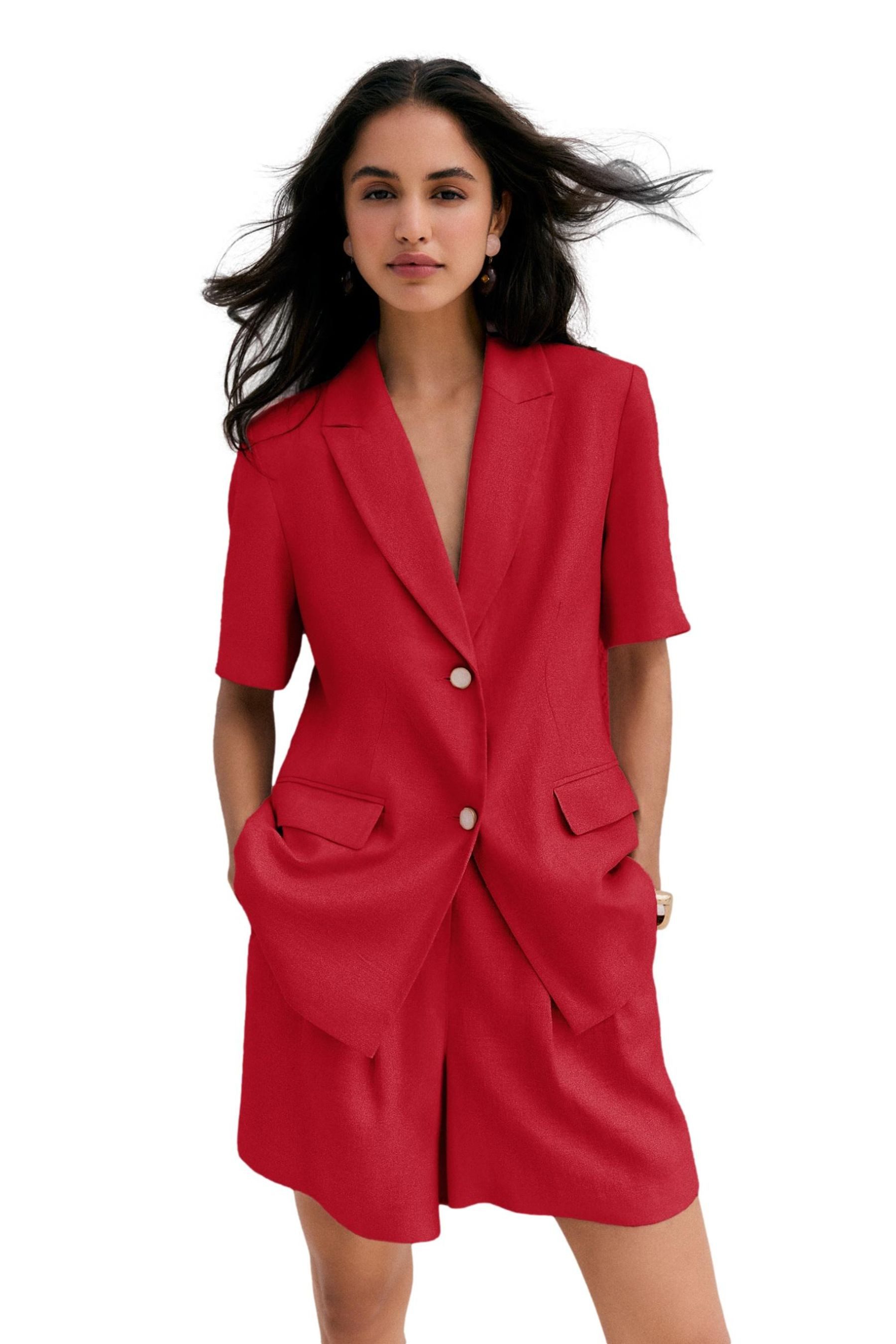 Friends Like These Jackenblazer Friends Like These Premium Kurzarm-Blazer (1-tlg)