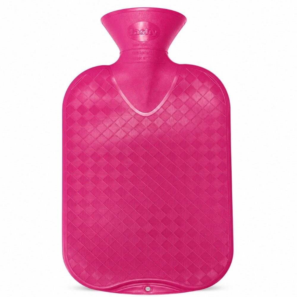 Fashy Wärmflasche Wärmflasche 2 l glatte Ausführung himbeere
