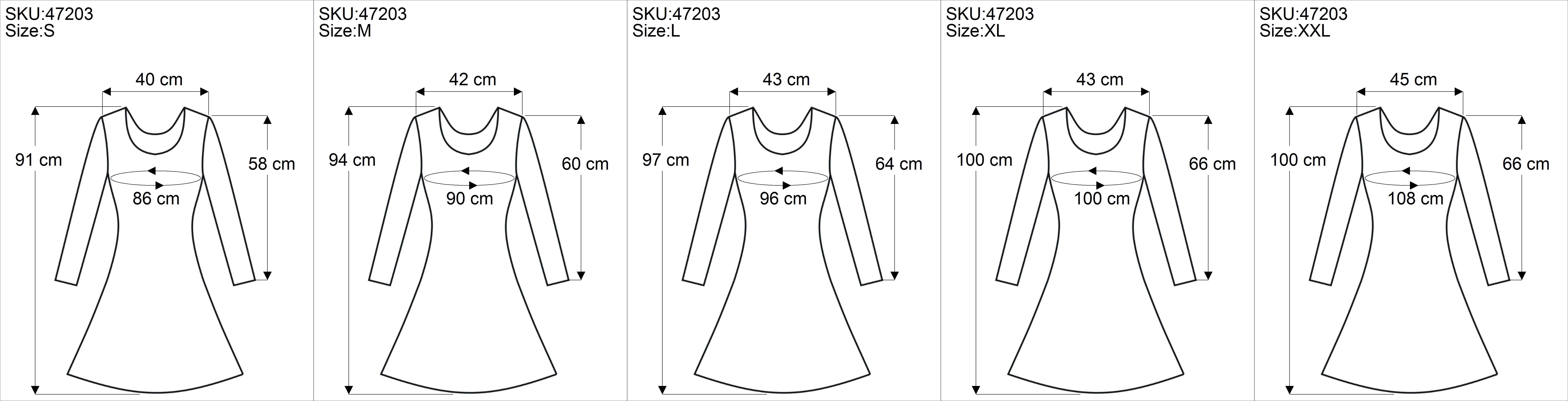 schwarz -.. Bio-Baumwolle langem aus alternative Minikleid Bekleidung Midikleid mit Arm Guru-Shop