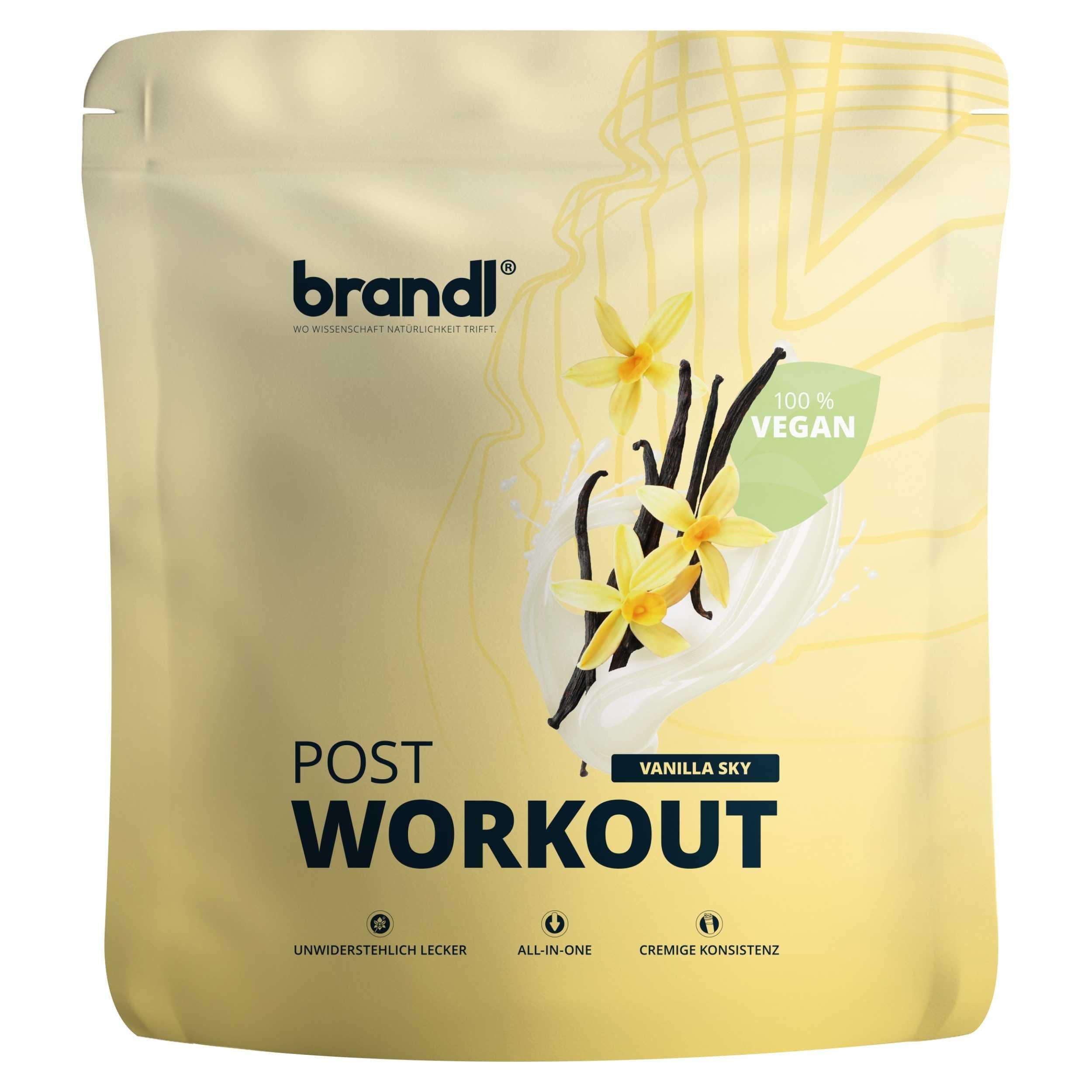 Brandl Nutrition brandl® Post Workout 2.0 (Vegan) - Premium Qualität Pulver, 1000 g