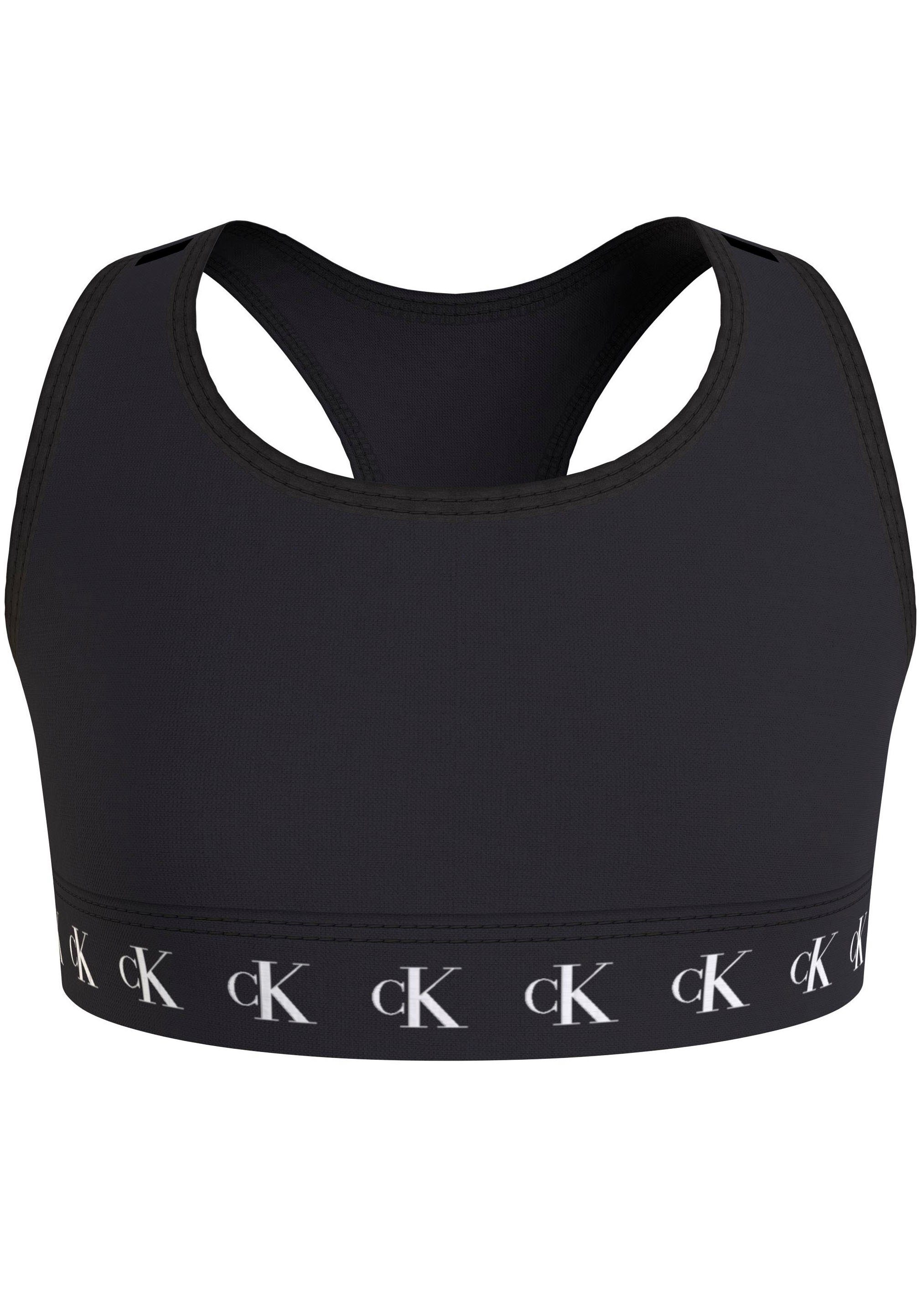 Underwear (Packung, Markenlabel 3er-Pack) 3PK Klein 3-tlg., am Bund Calvin Bralette mit BRALETTE