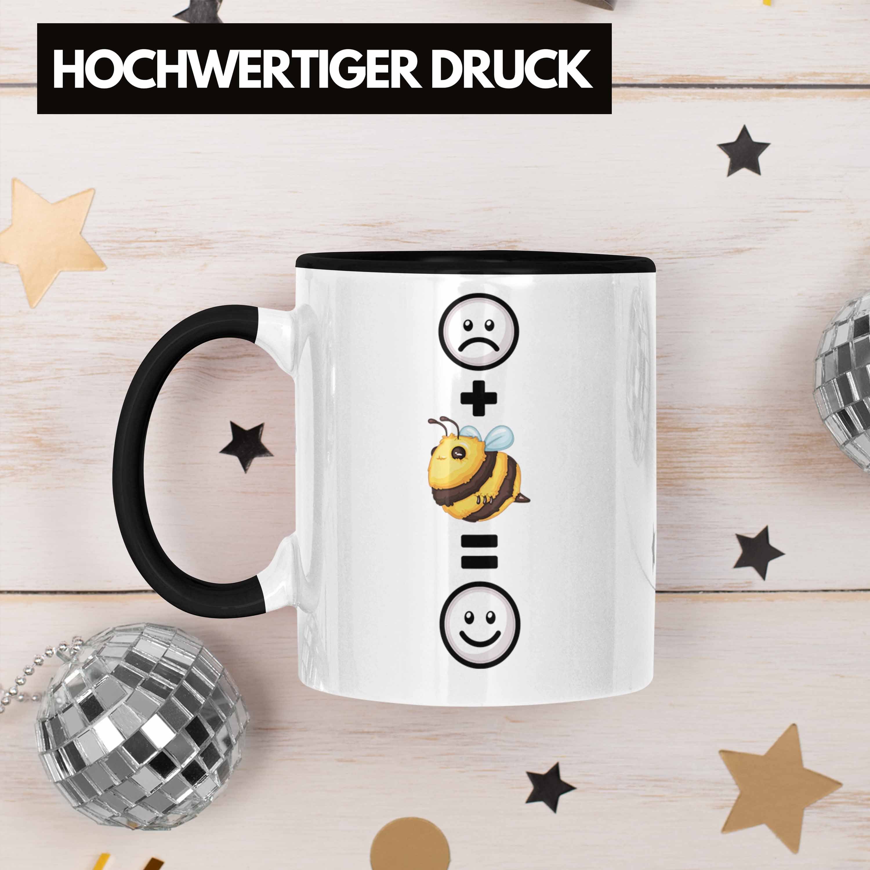 Geschenk für Geschenkidee Trendation Imker Lustige Schwarz Tasse Hummel Hummel-Liebhaber Tasse
