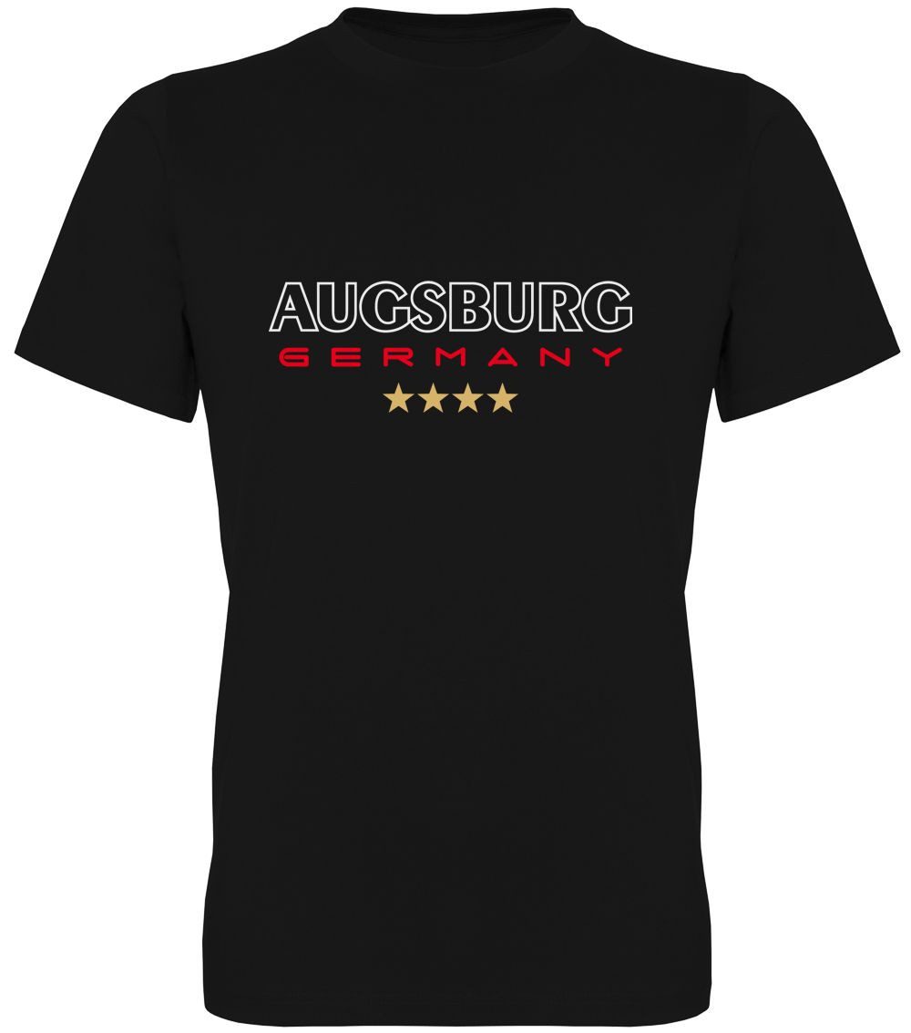 G-graphics T-Shirt Augsburg Germany (1-tlg) Herren T-Shirt mit einem Motiv für den echten Fan