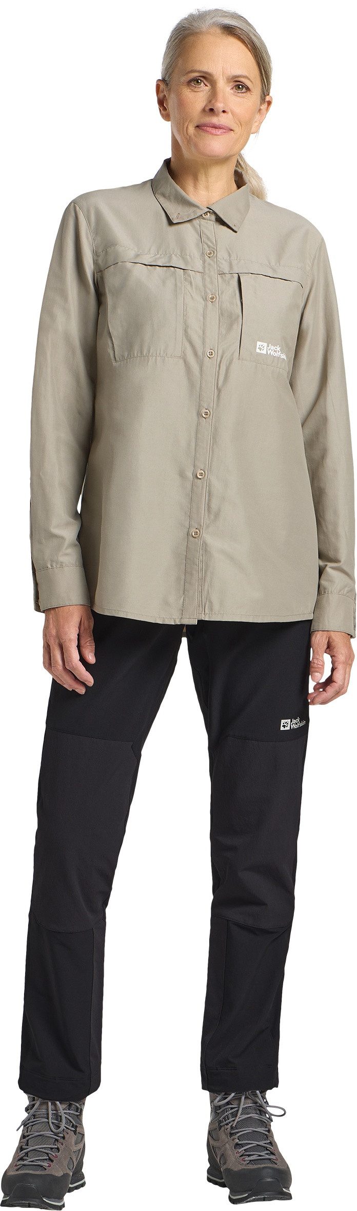 Jack Wolfskin Langarmbluse BARRIER L/S SHIRT W