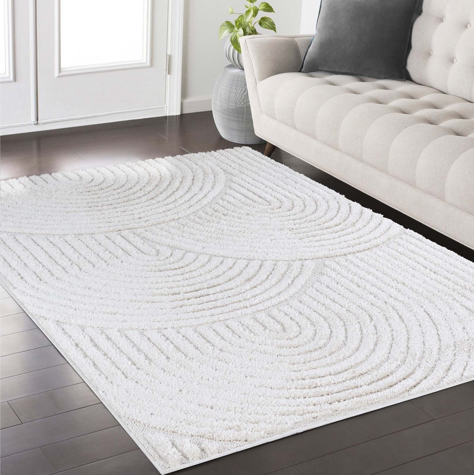 TaraCarpet Designteppich Designerteppich Tokio hoch-tief Struktur Wellen un günstig online kaufen