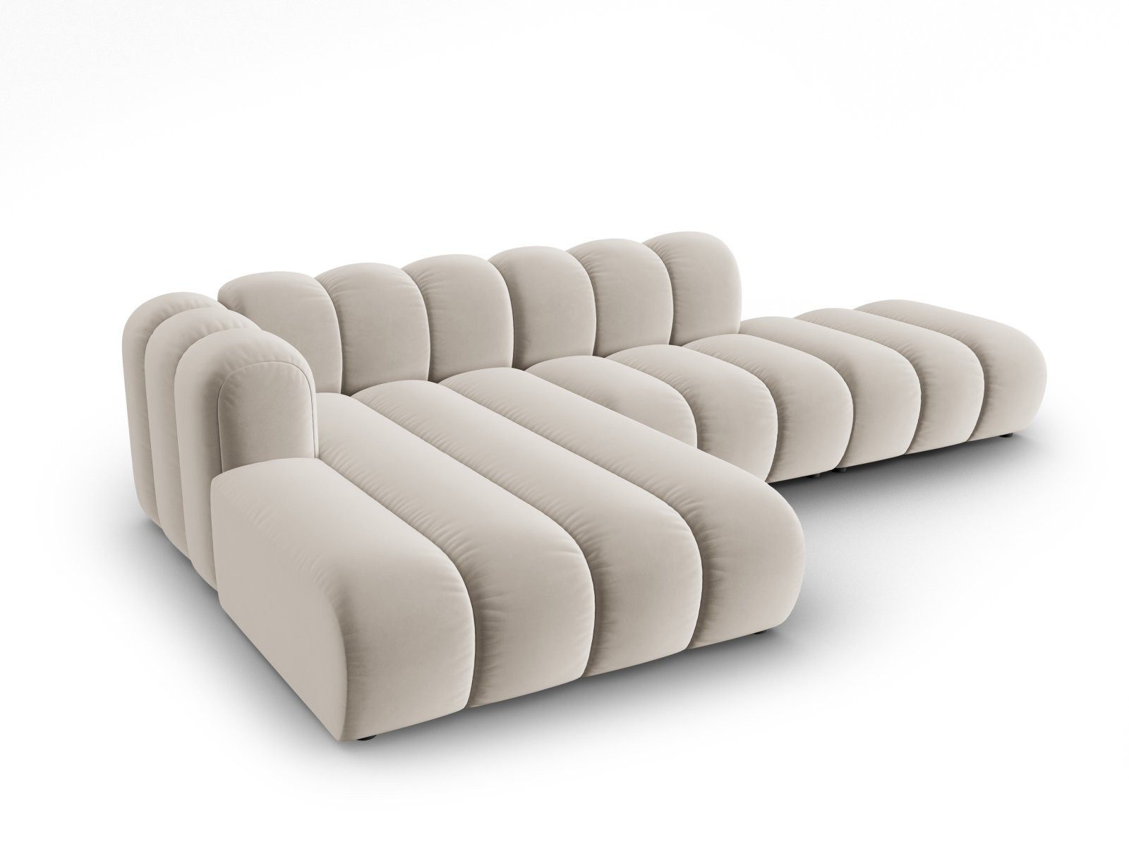 Micadoni Ecksofa Lupine, modular offen 5-Sitzer