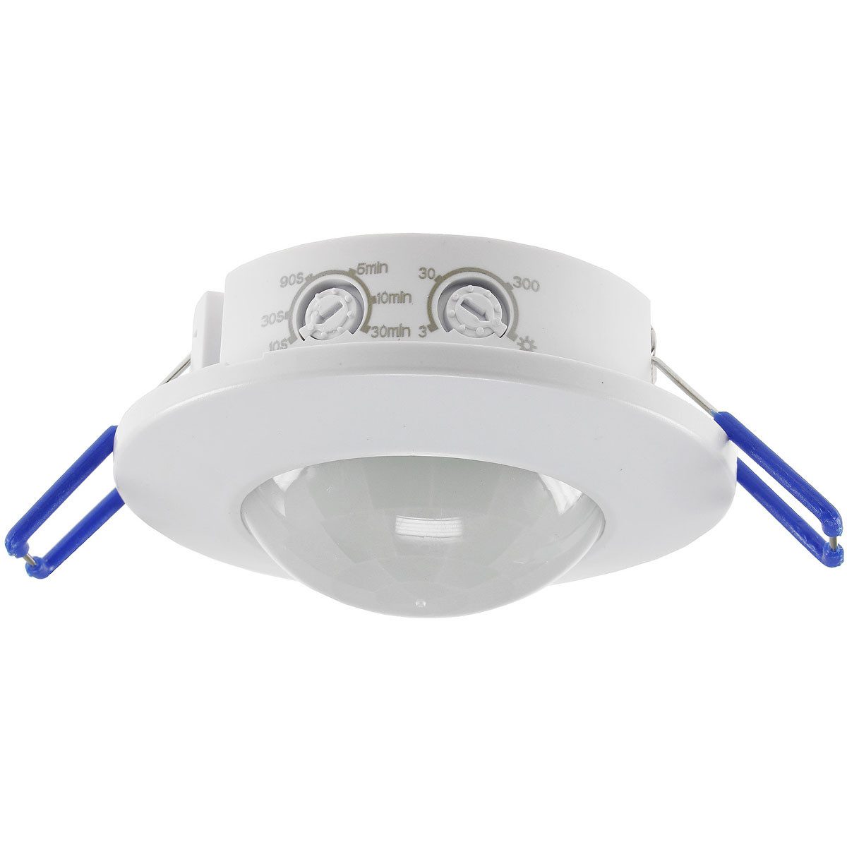ChiliTec Bewegungsmelder Decken-Einbau Bewegungsmelder FLAT 30mm 360 Grad UP AP Rahmen, (1-St), Unterputz und Aufputz verwendbar