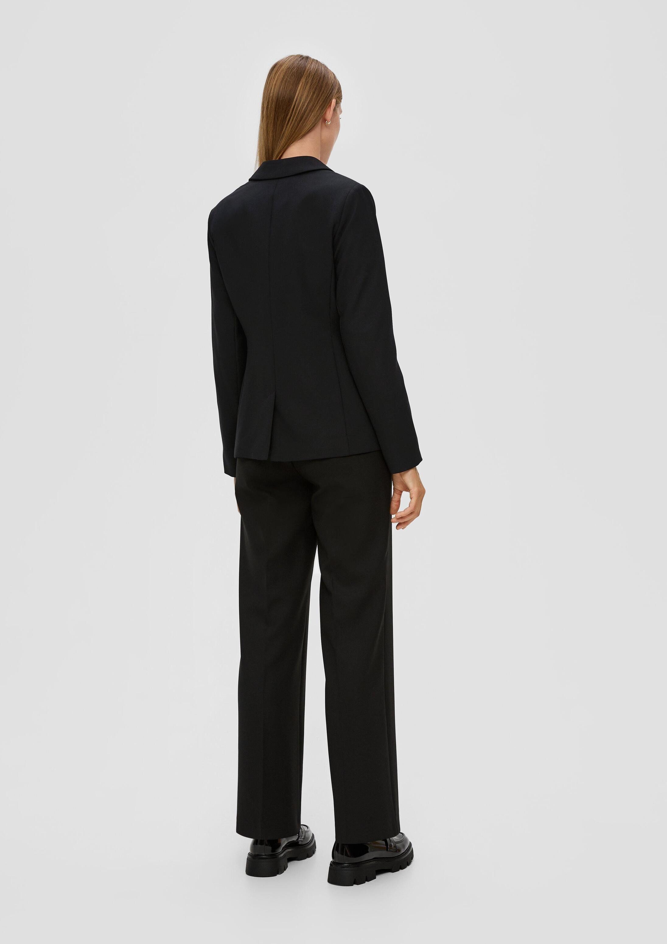 s.Oliver Jackenblazer Indoor-Blazer Blazer aus Viskosemix – Bild 3 von 5