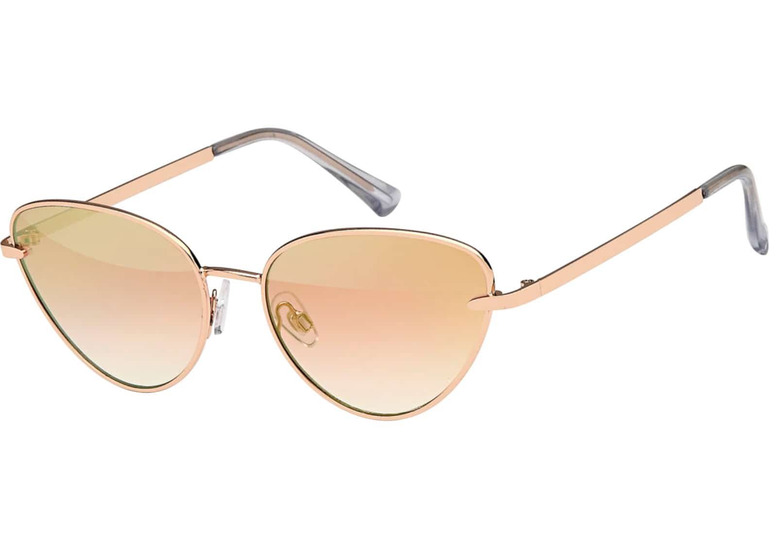 Eyewear gläser dunkle verspiegelt BEZLIT BEZLIT gelb-rosa (1-St) mit Retrosonnenbrille Eyewear