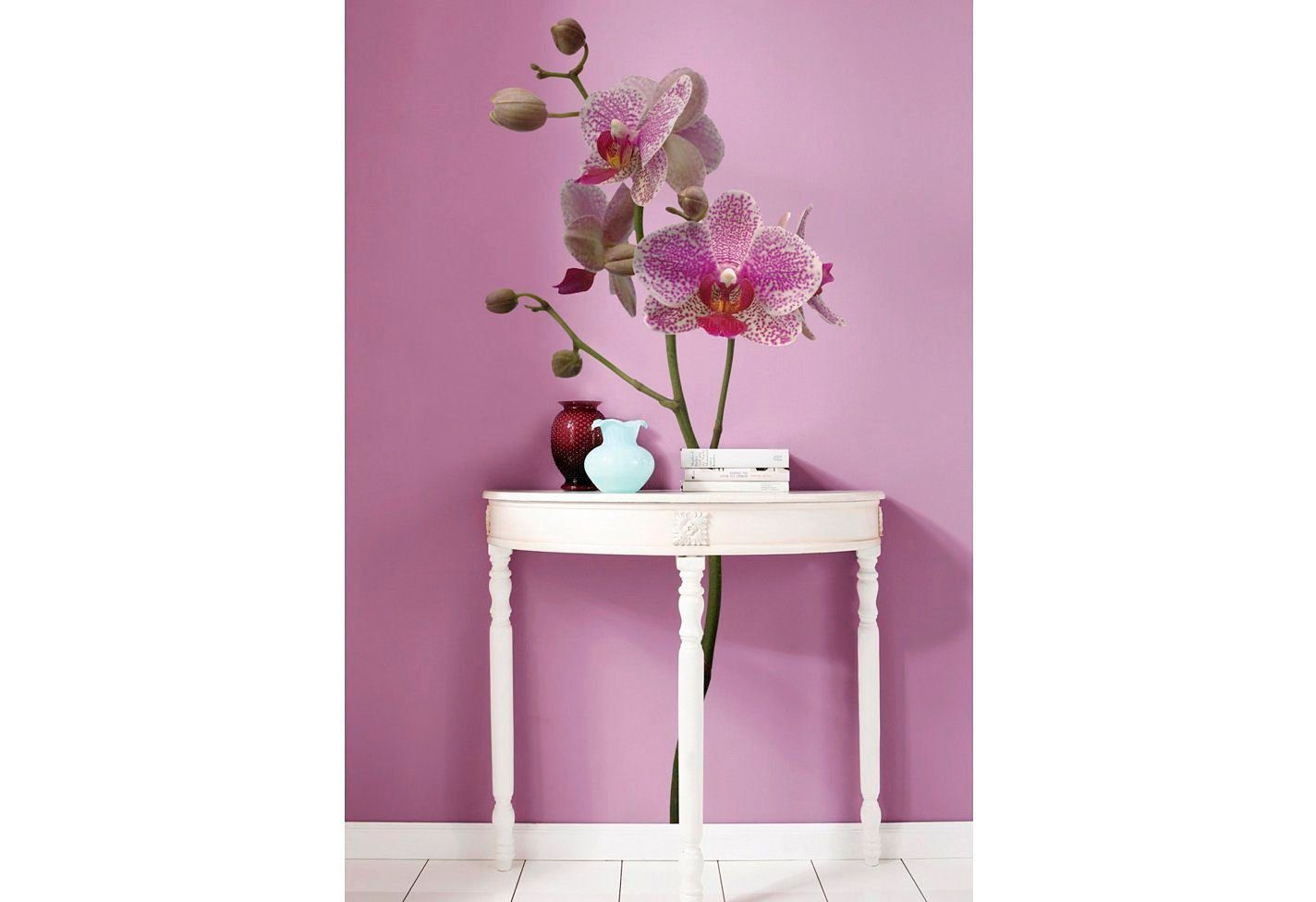 Komar Wandtattoo Orchidee - Größe 100 x 70 cm, selbstklebend, Wandsticker – Bild 2 von 2