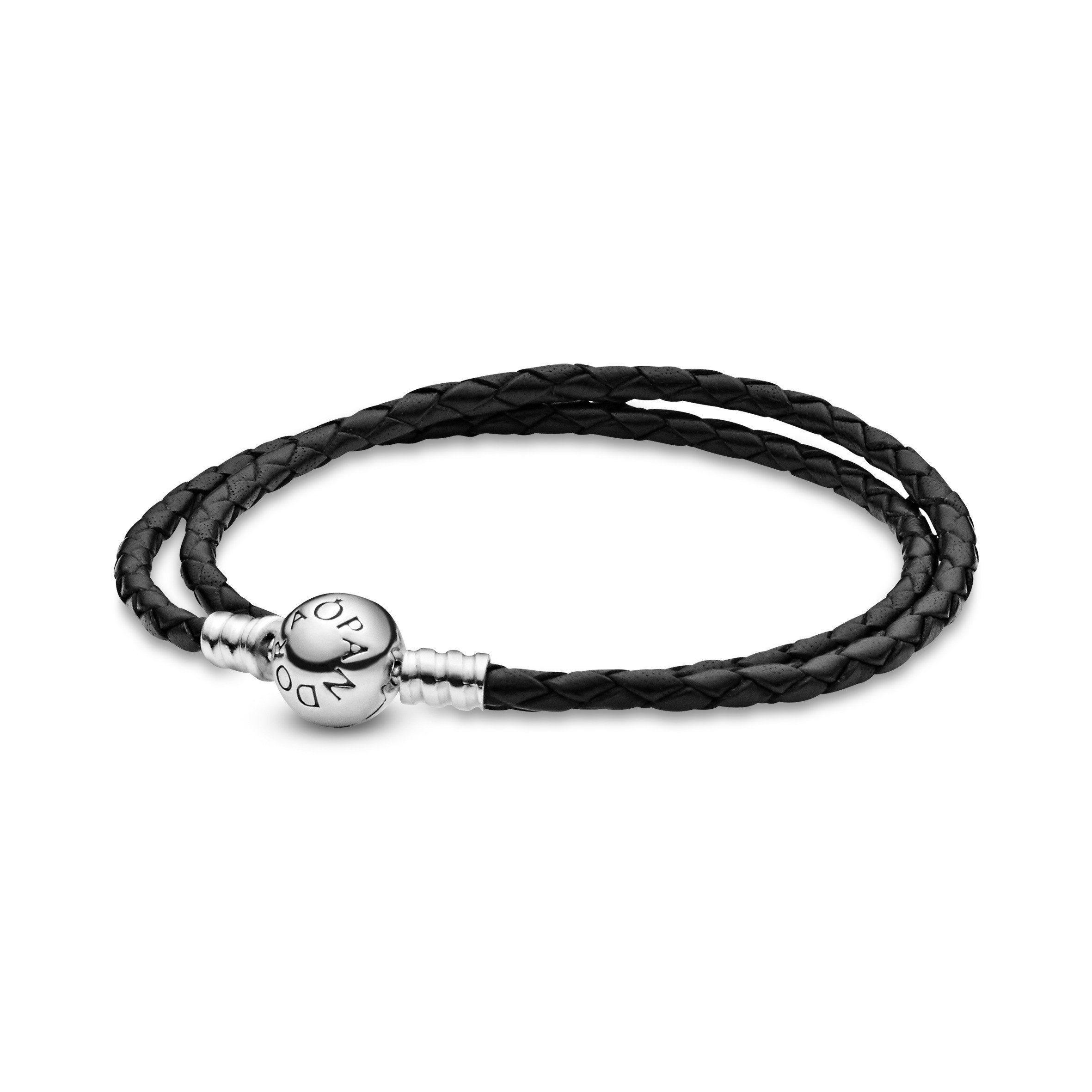 Pandora Perlenarmband Pandora Moments doppeltes schwarzes günstig online kaufen