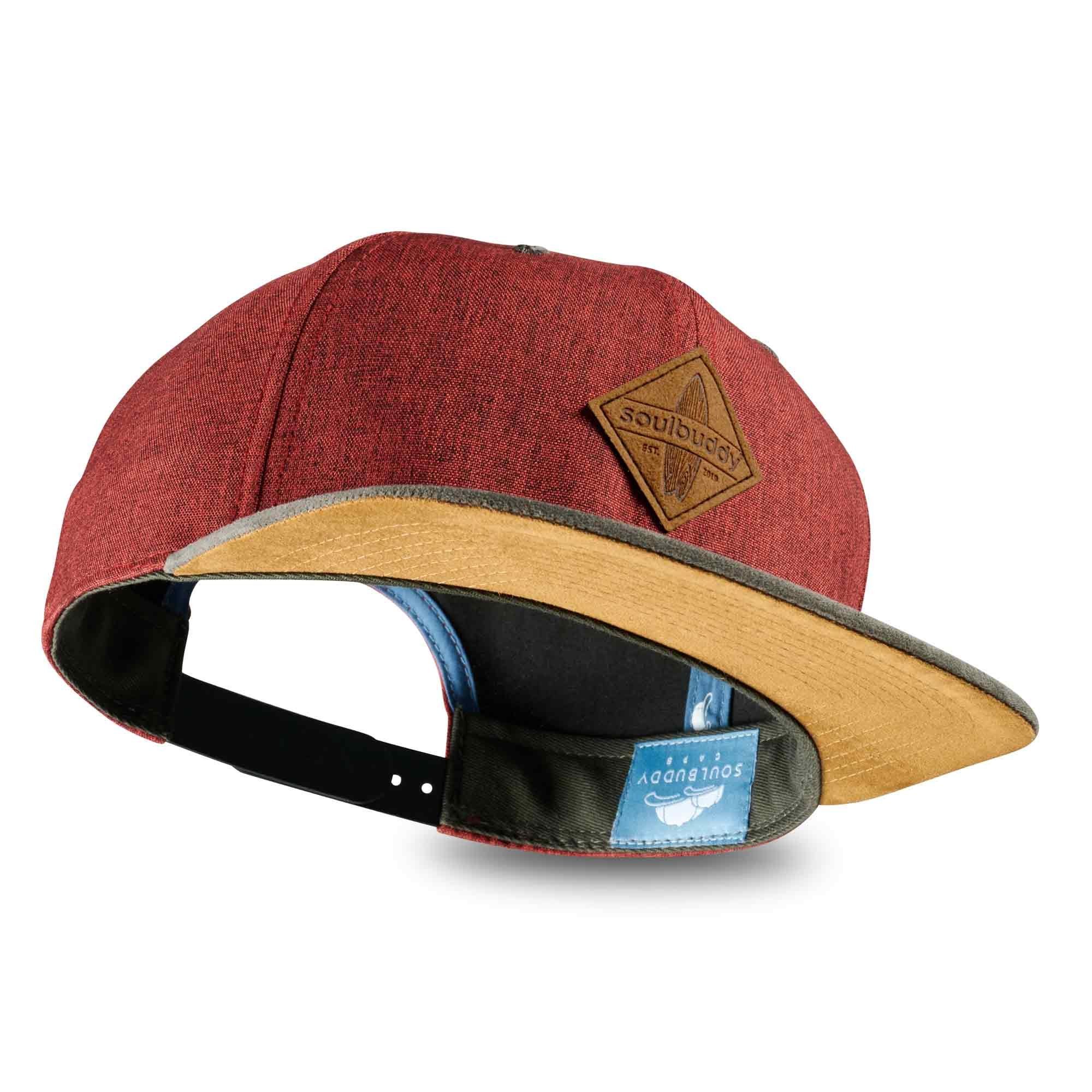 Soulbuddy Snapback Cap Herren Basecap, Baseball Cap Herren, größenverstellbare Unisex Cap (auch als Kids Caps erhältlich, One Size, Unisex, Größenverstellbar)