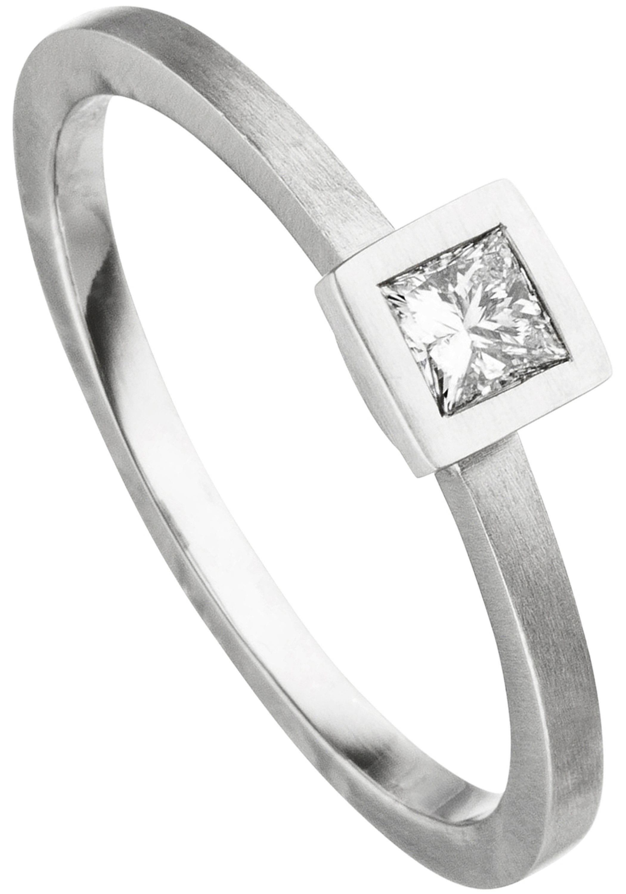 JOBO Fingerring Ring mit Diamant 0,20 ct., 950 Platin