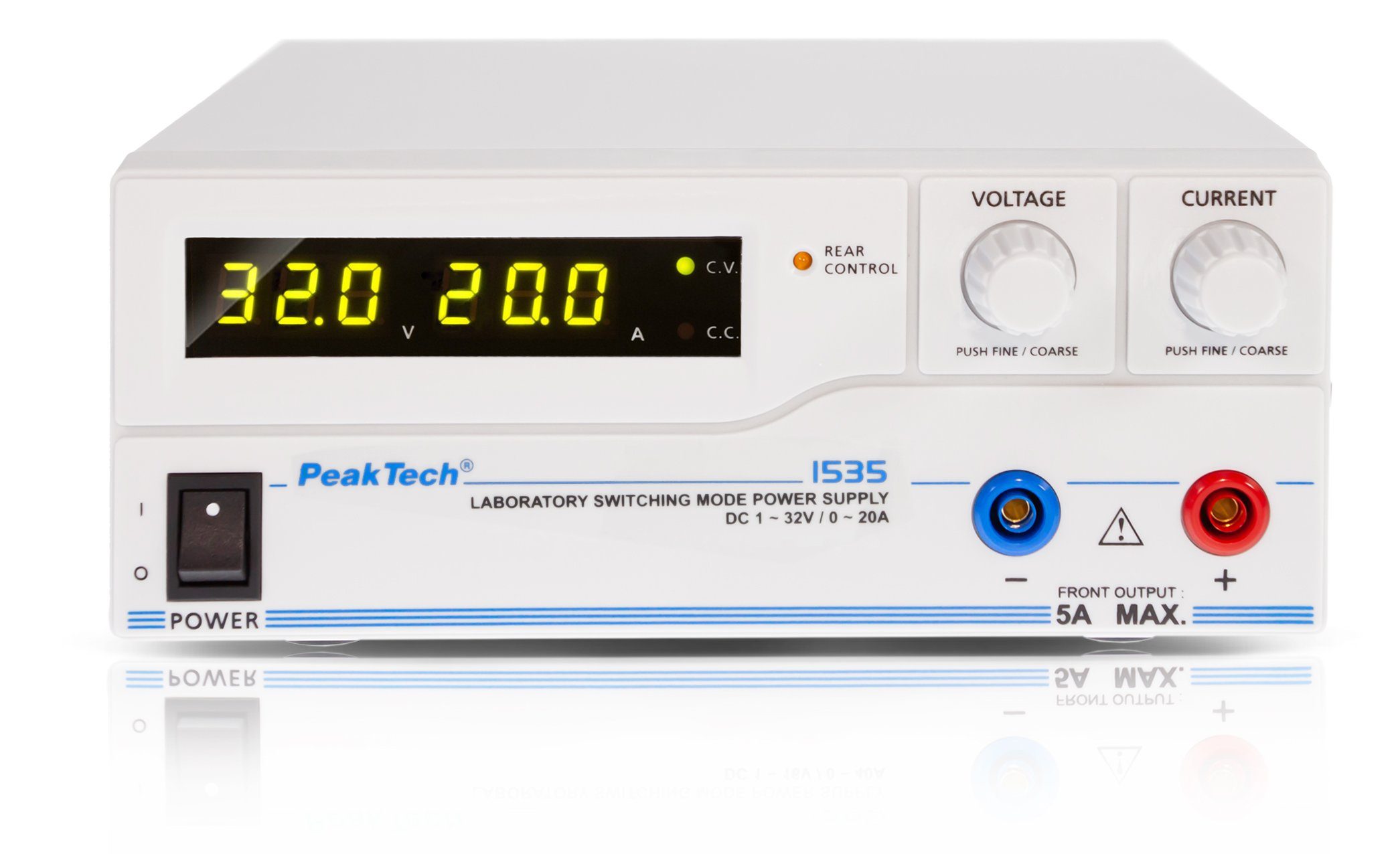 PeakTech PeakTech 1535: DC Schaltnetzgerät ~ 1 - 32V / 0 - 20A Labor-Netzteil