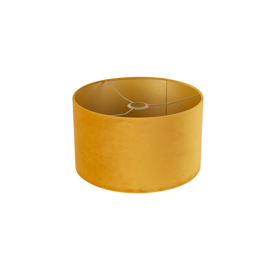 Qazqa Lampenschirm Cilinder velours günstig online kaufen