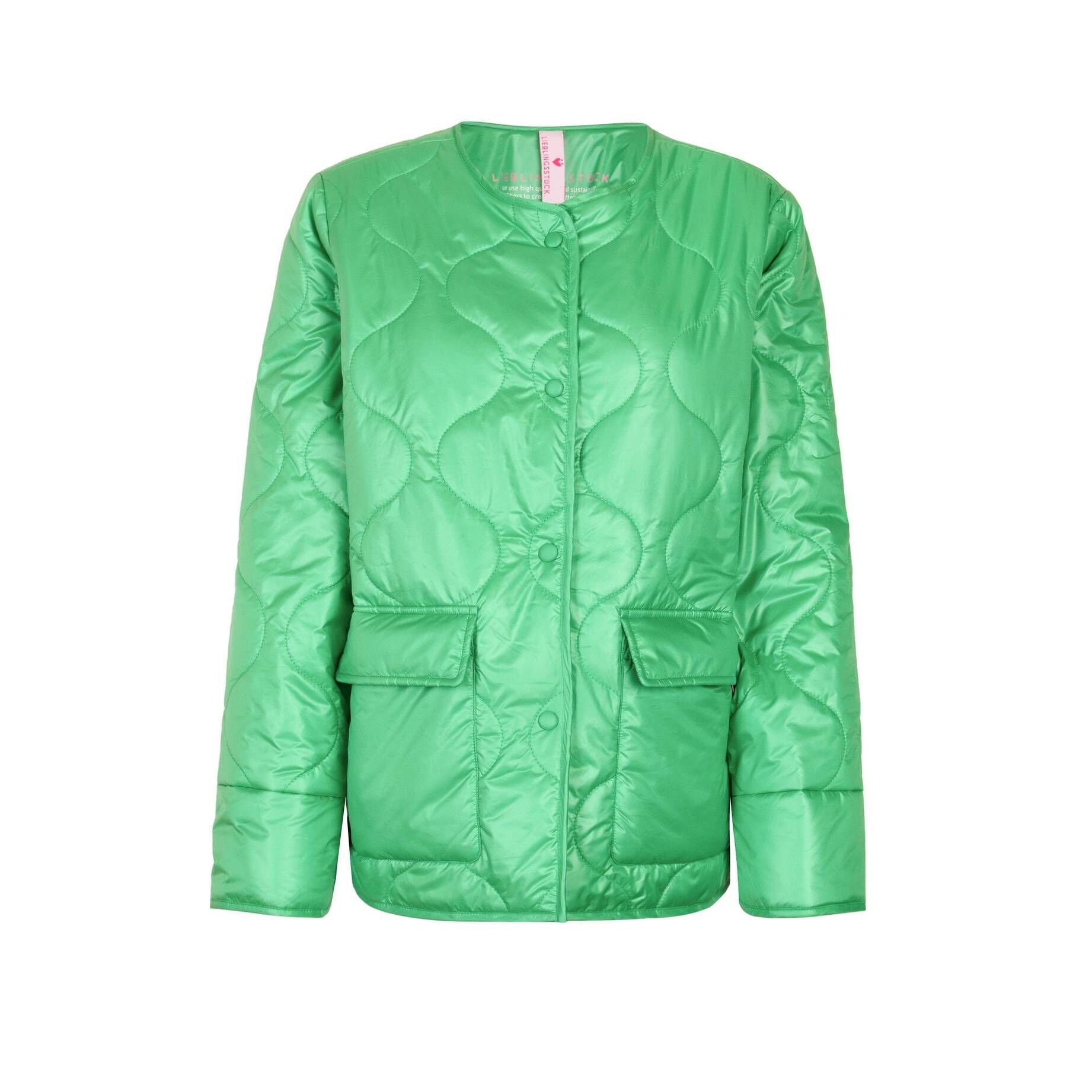 Lieblingsstück Steppjacke Damen Steppjacke IRINAL (1-St) grün (43)