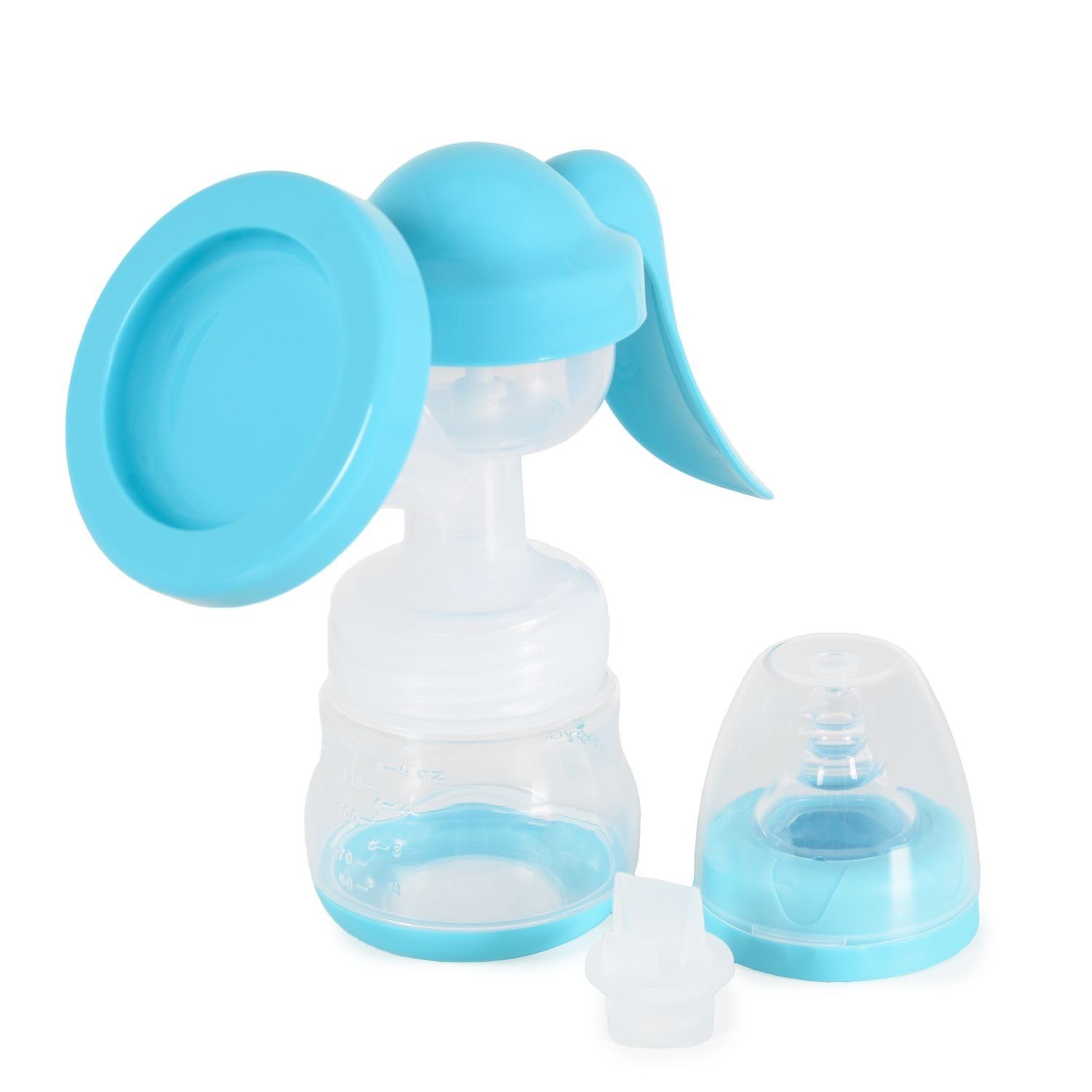 Größe Cara, Flasche manuelle Silikonsauger 0, blau ml, Cangaroo Handmilchpumpe Ventil 150 Milchpumpe