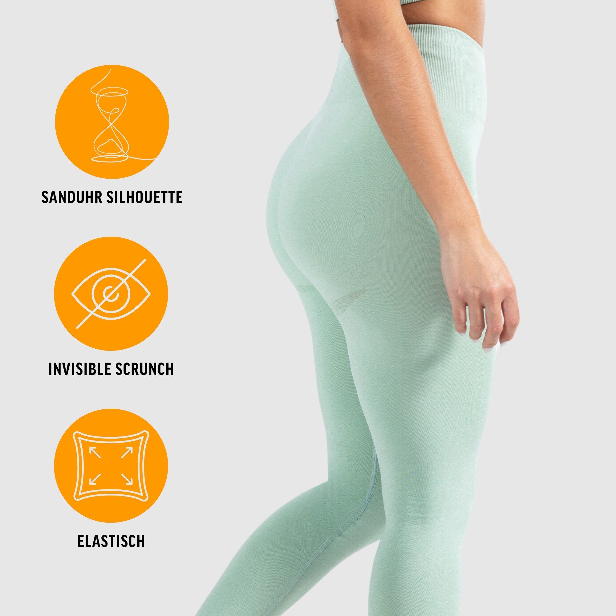 Smilodox Leggings Amaze Pro mit Scrunch-Effekt, High Waist V-Shape Sport & günstig online kaufen